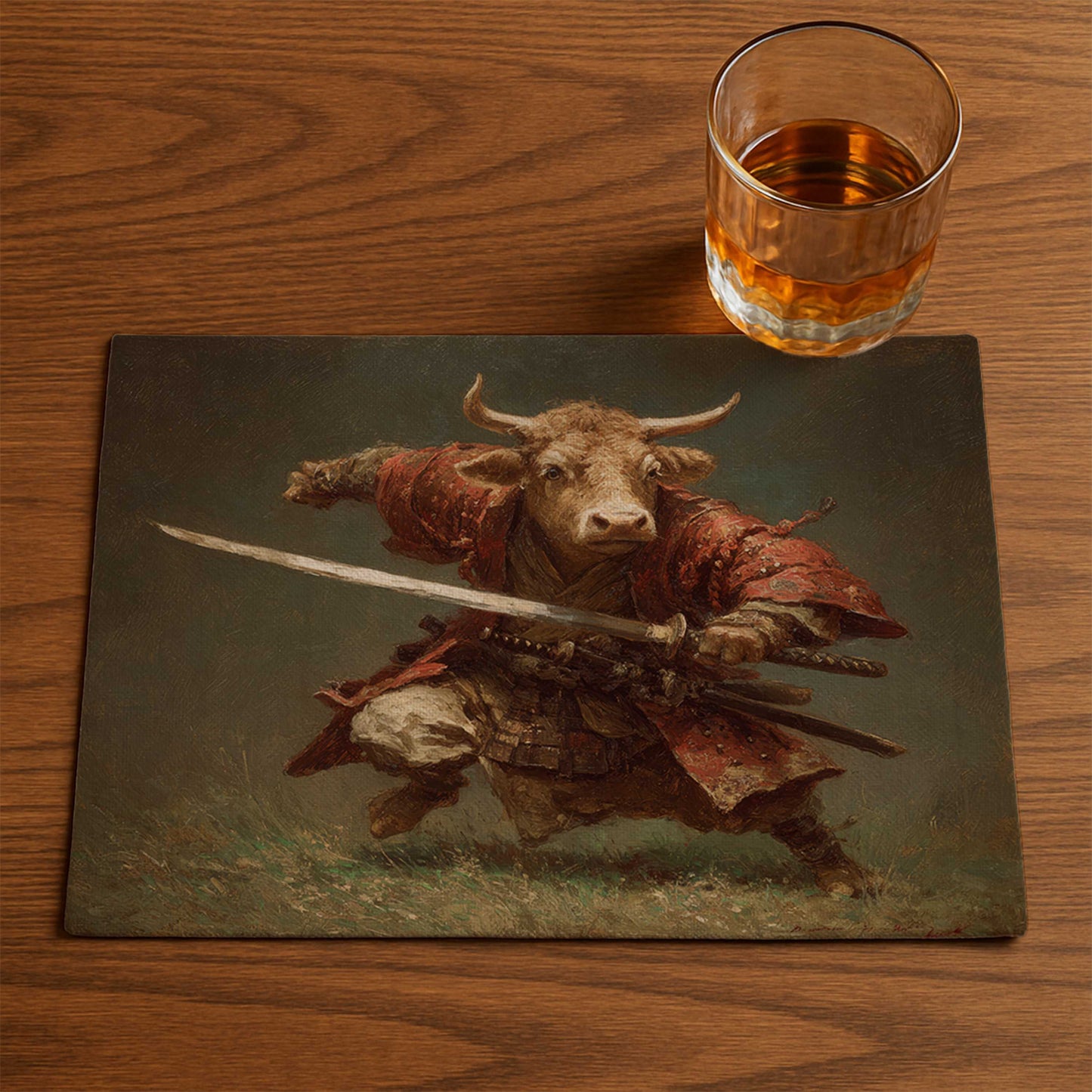 Samurai Cow Placemat
