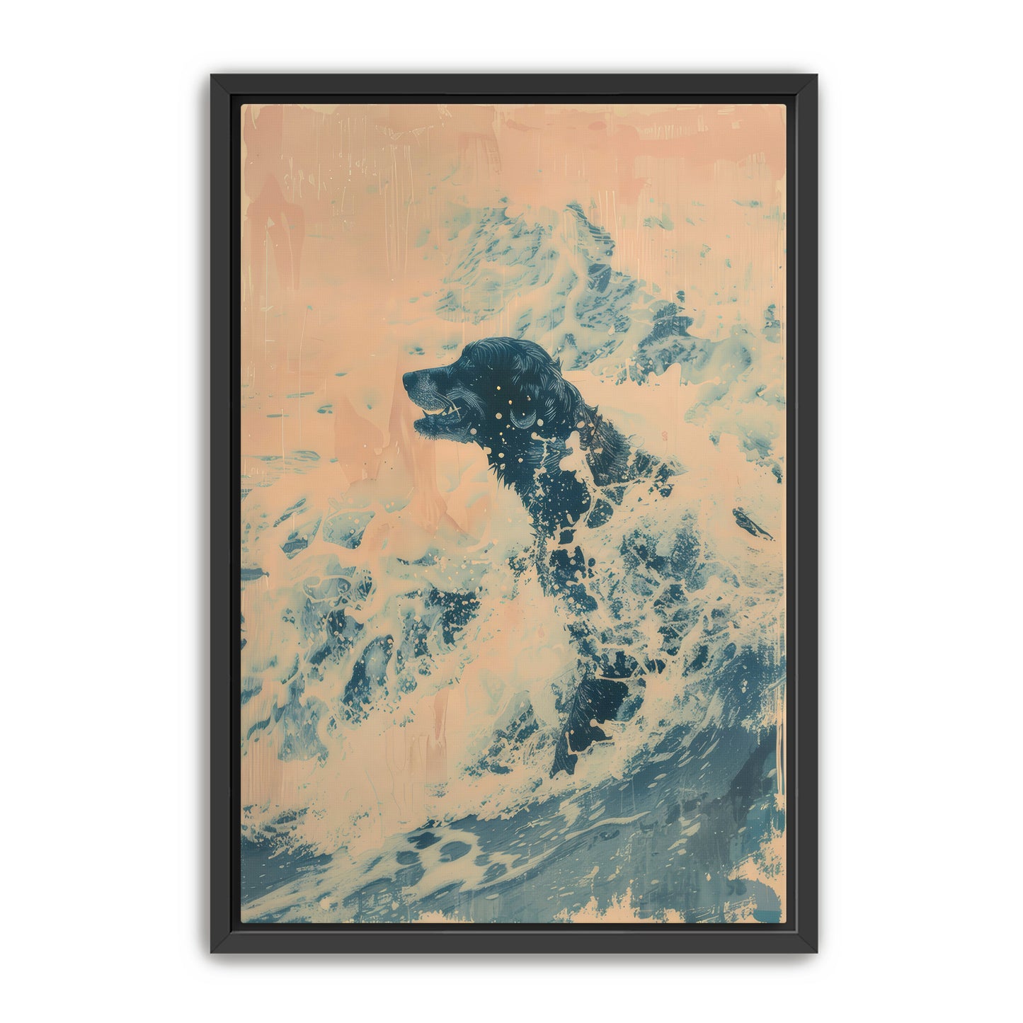 Sea Foam and Wags Wall Art