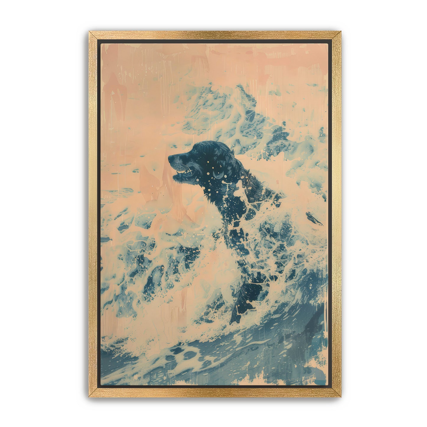 Sea Foam and Wags Wall Art