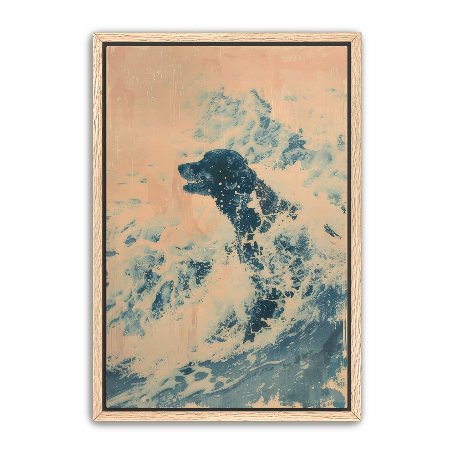Sea Foam and Wags Wall Art
