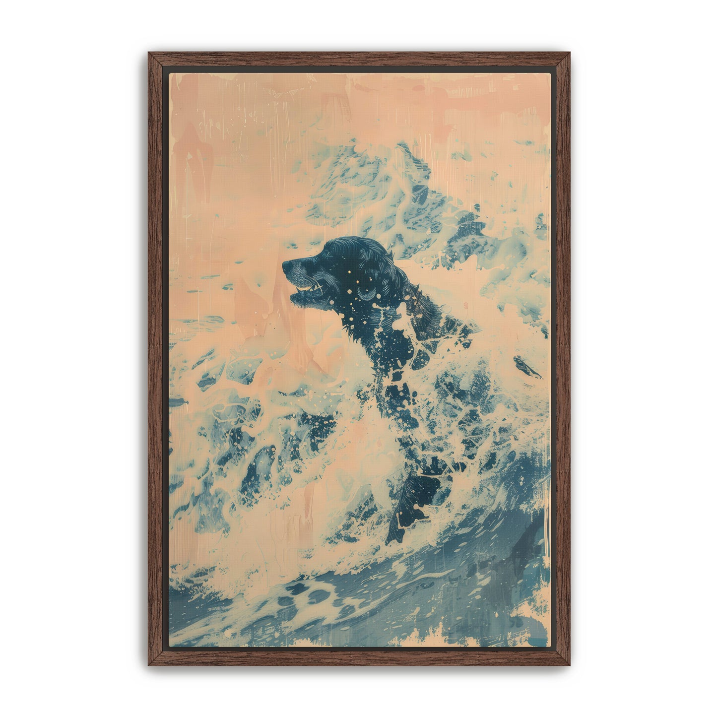 Sea Foam and Wags Wall Art