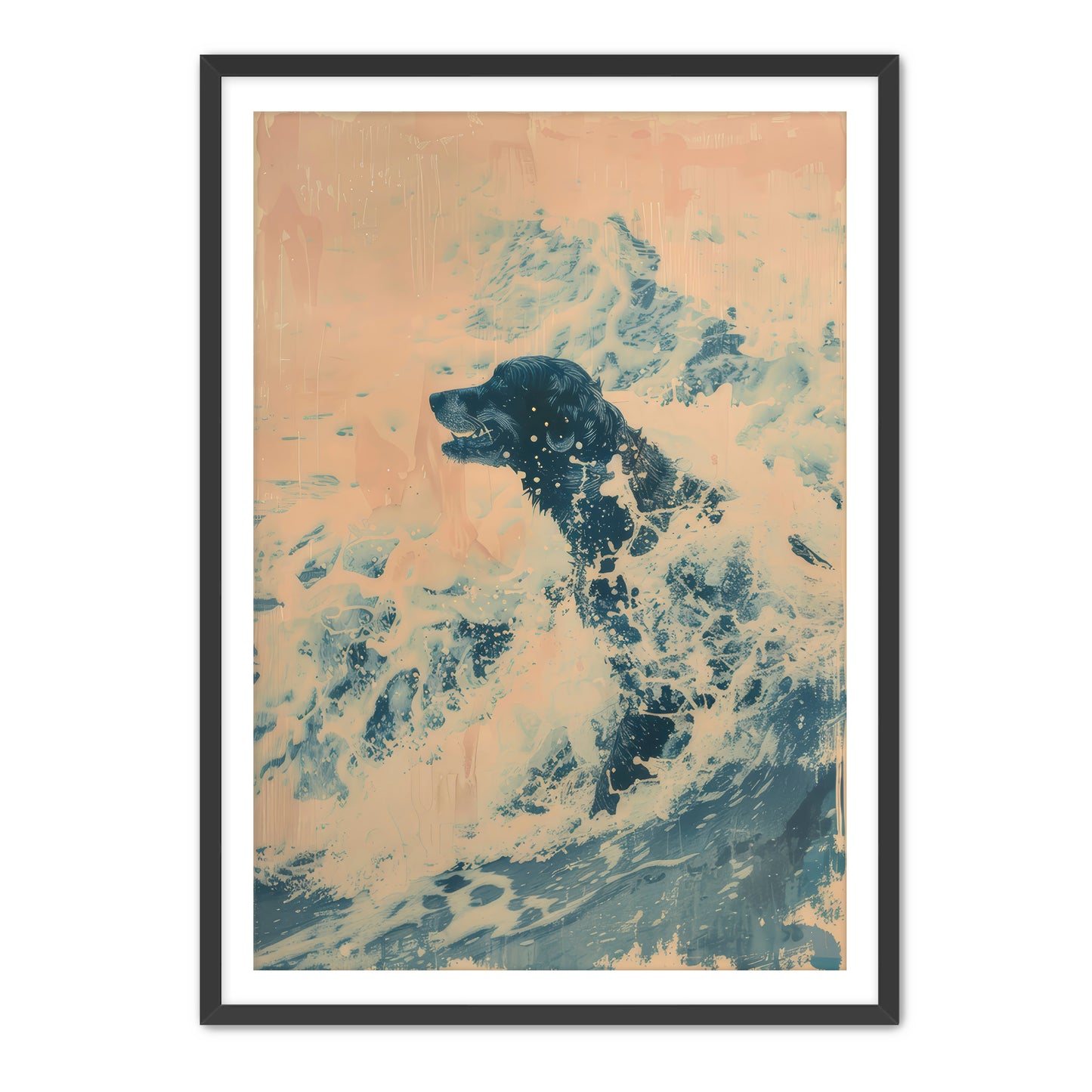 Sea Foam and Wags Wall Art