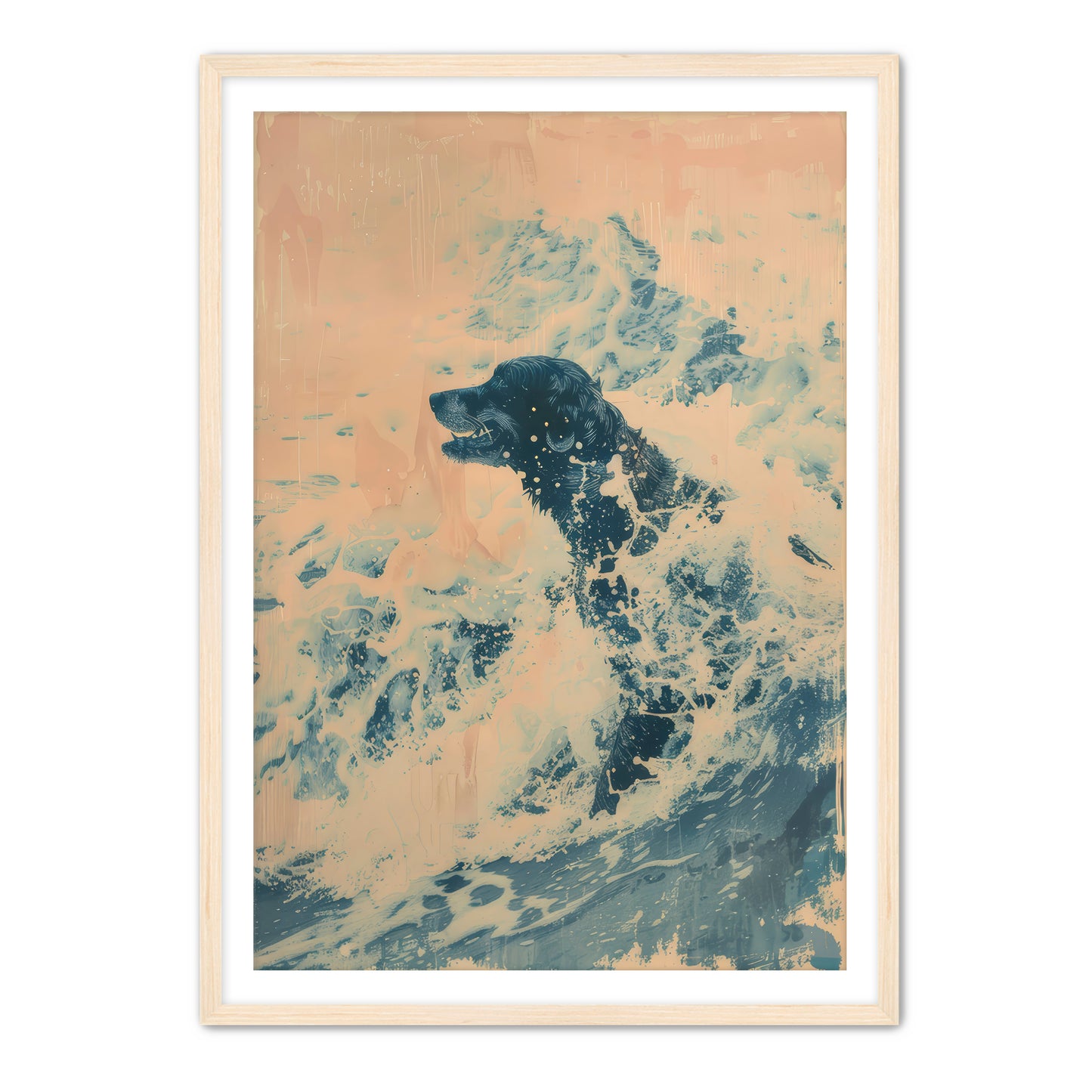 Sea Foam and Wags Wall Art