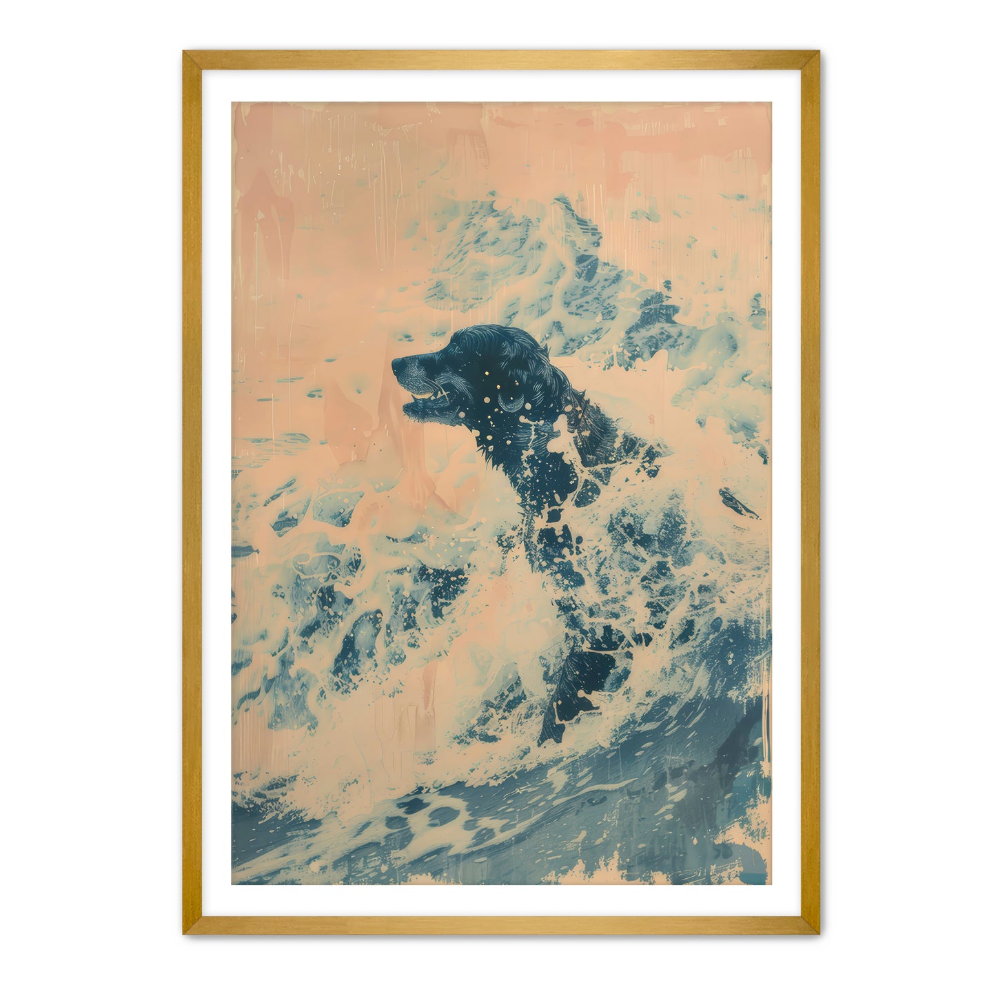 Sea Foam and Wags Wall Art