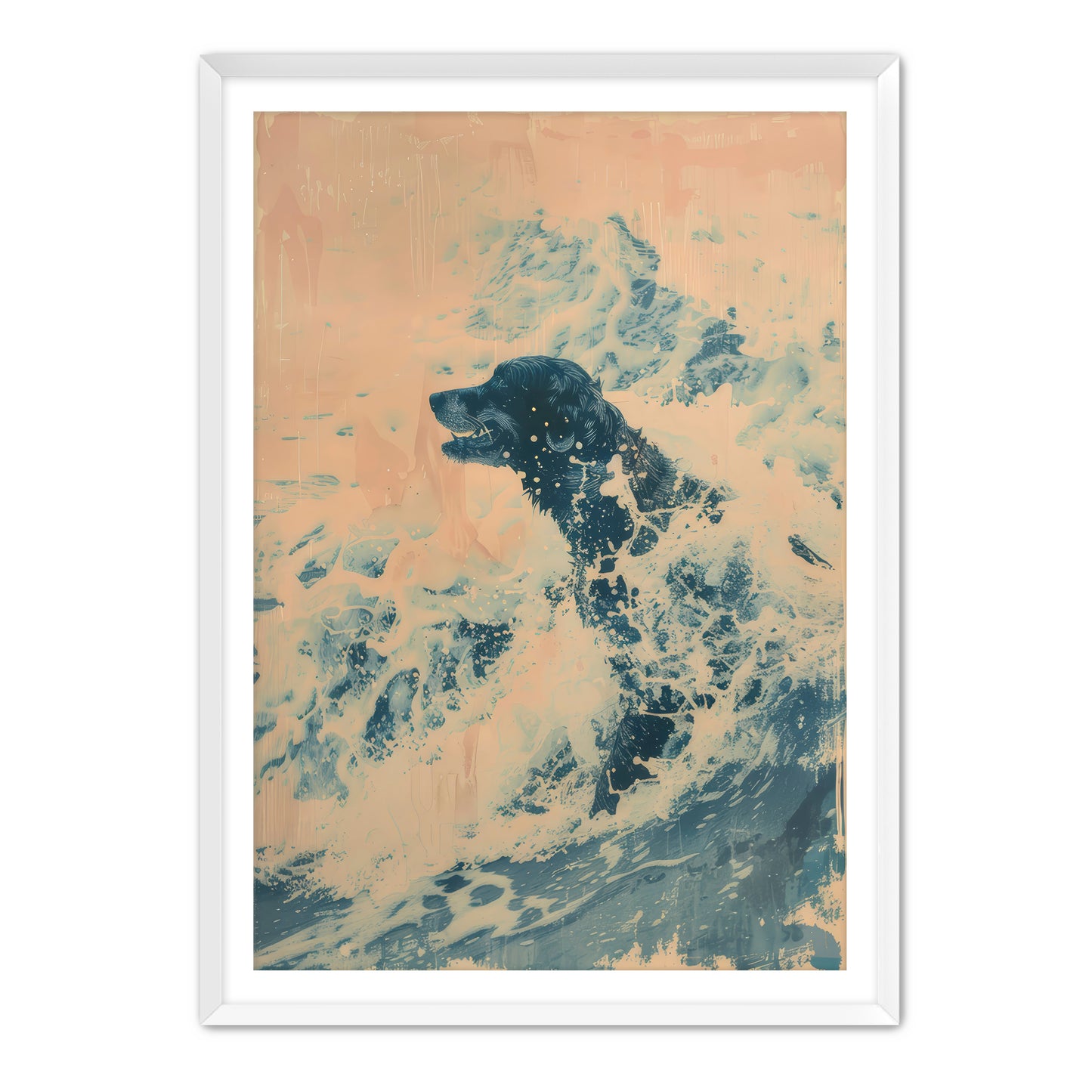 Sea Foam and Wags Wall Art