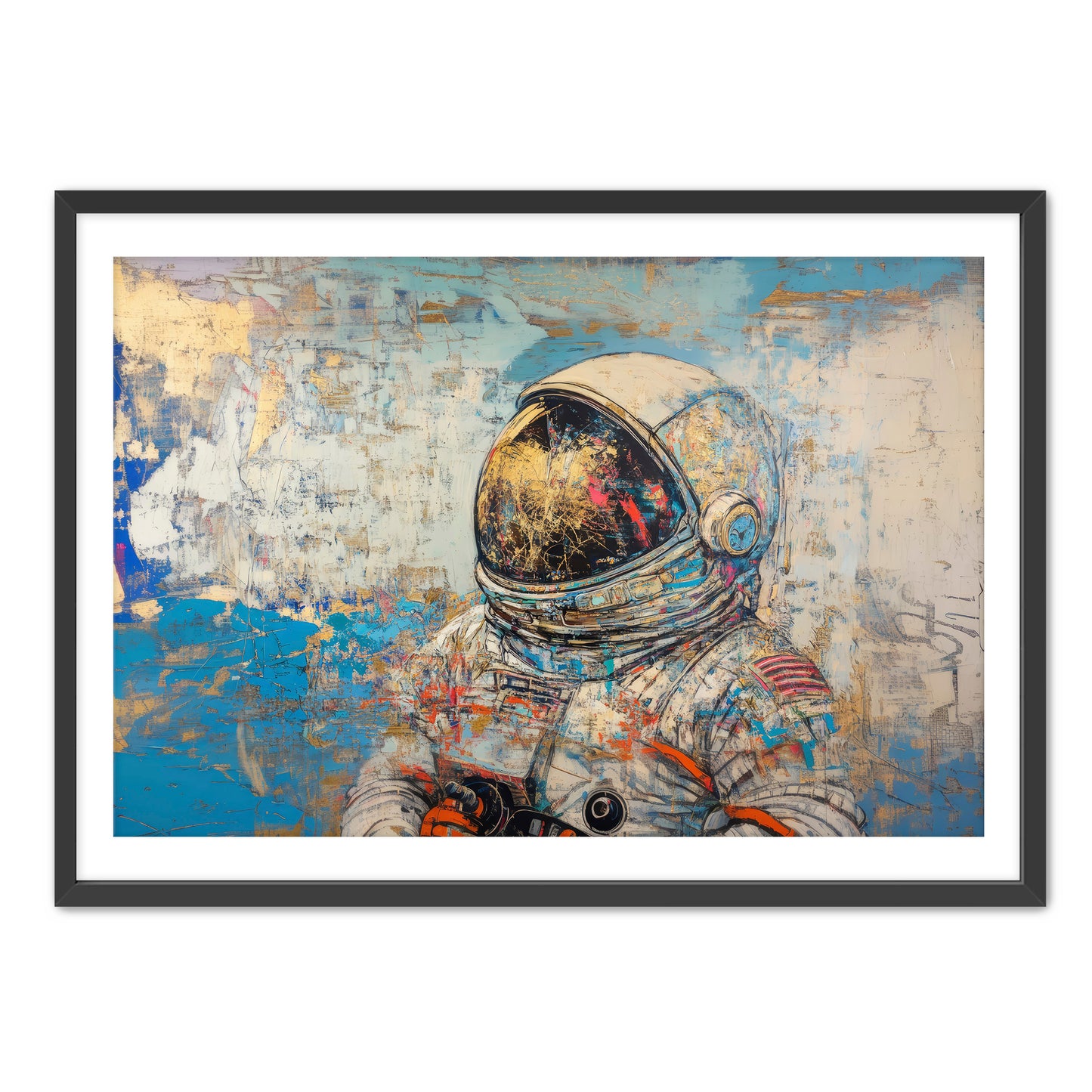 Shattered Helmet Wall Art