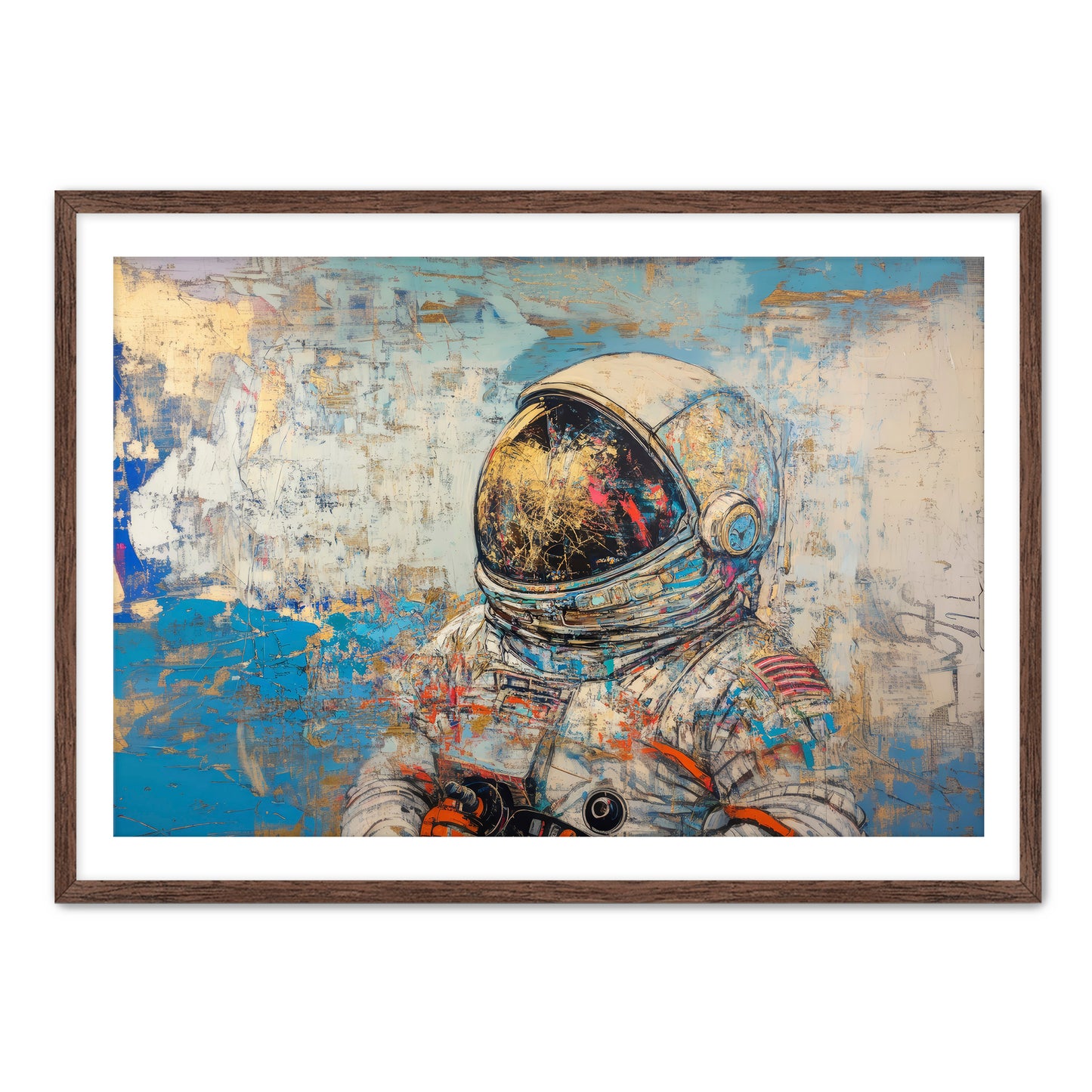 Shattered Helmet Wall Art