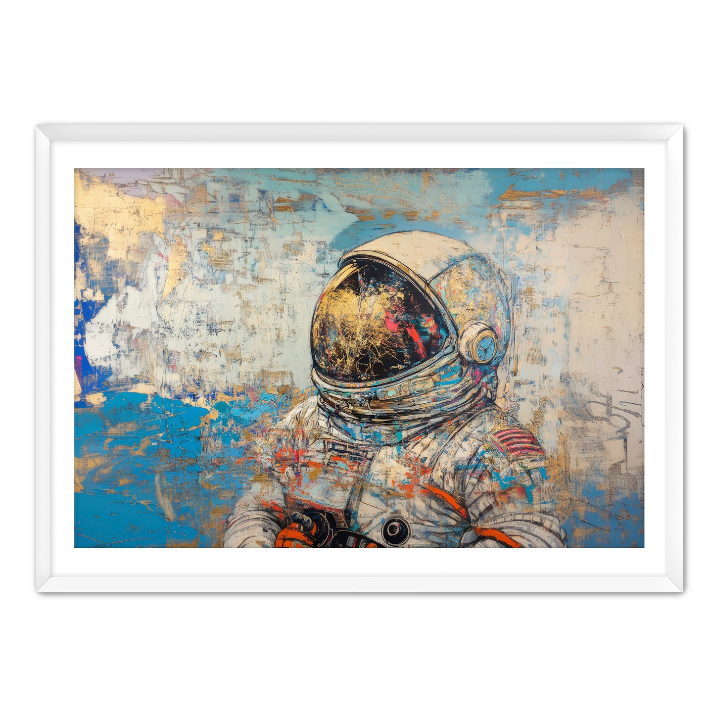 Shattered Helmet Wall Art