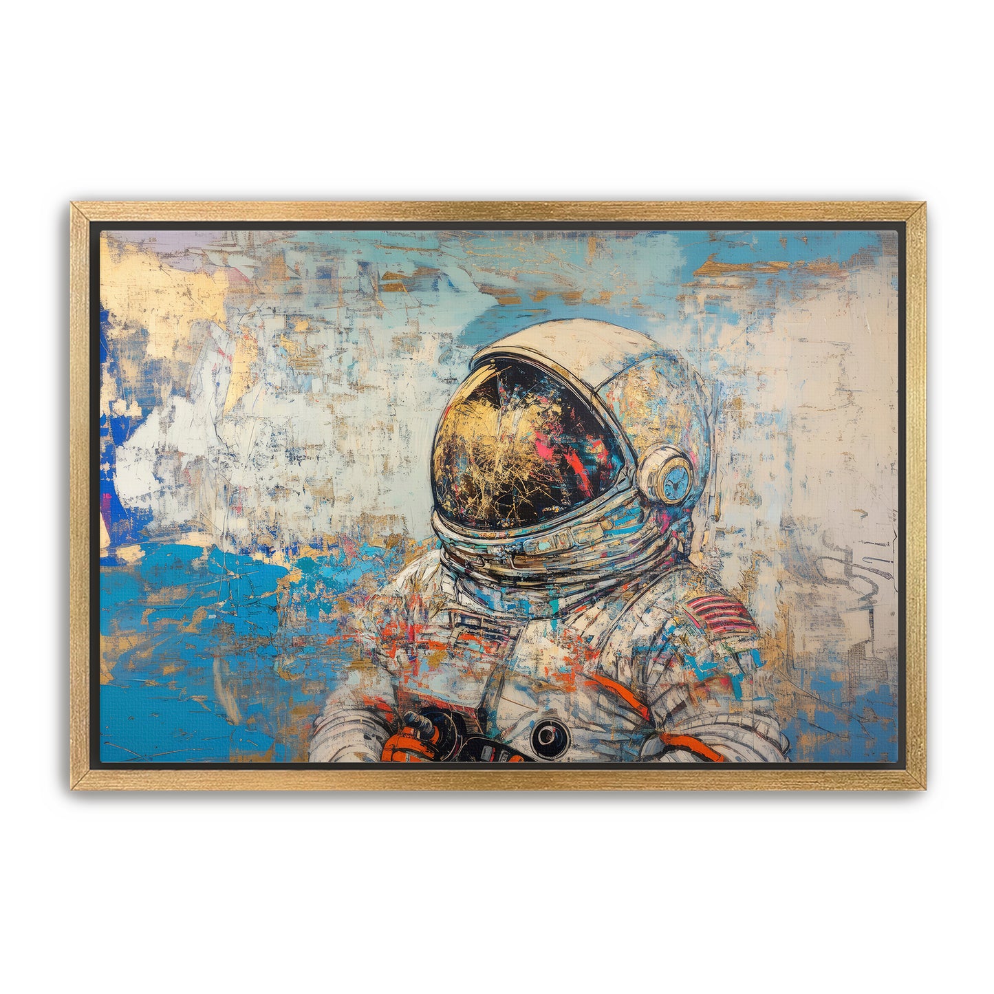 Shattered Helmet Wall Art