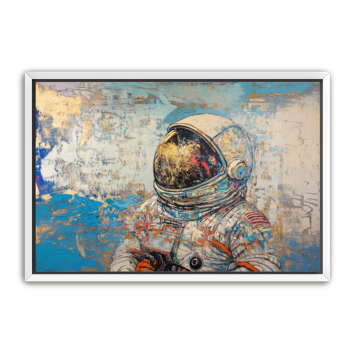 Shattered Helmet Wall Art