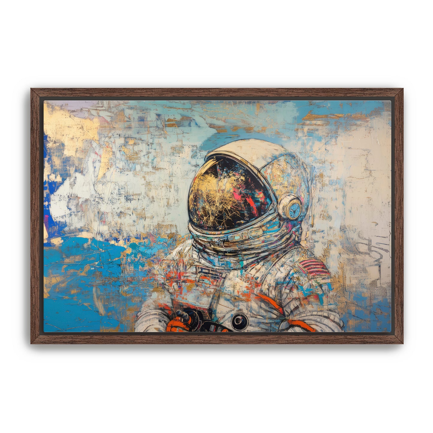 Shattered Helmet Wall Art