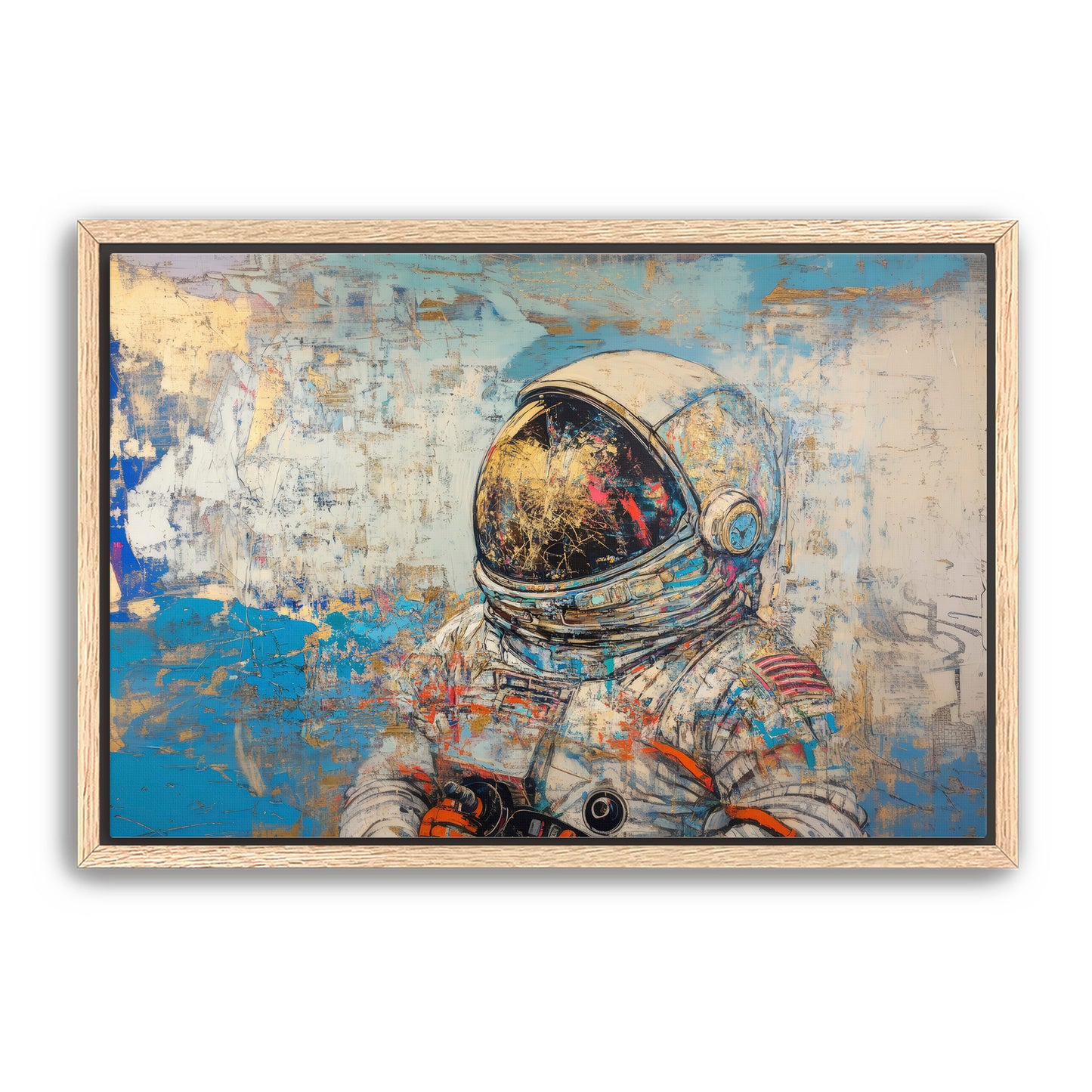 Shattered Helmet Wall Art