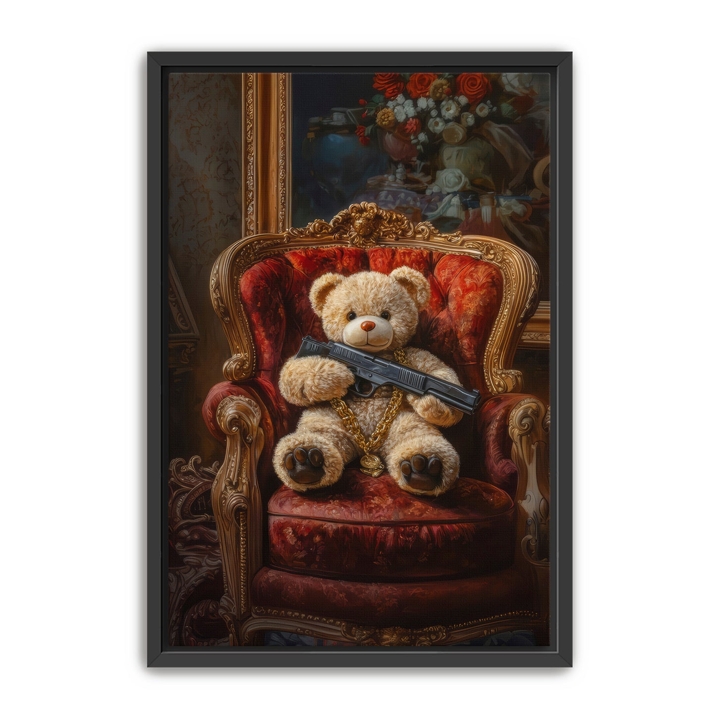 Shotgun Teddy Wall Art