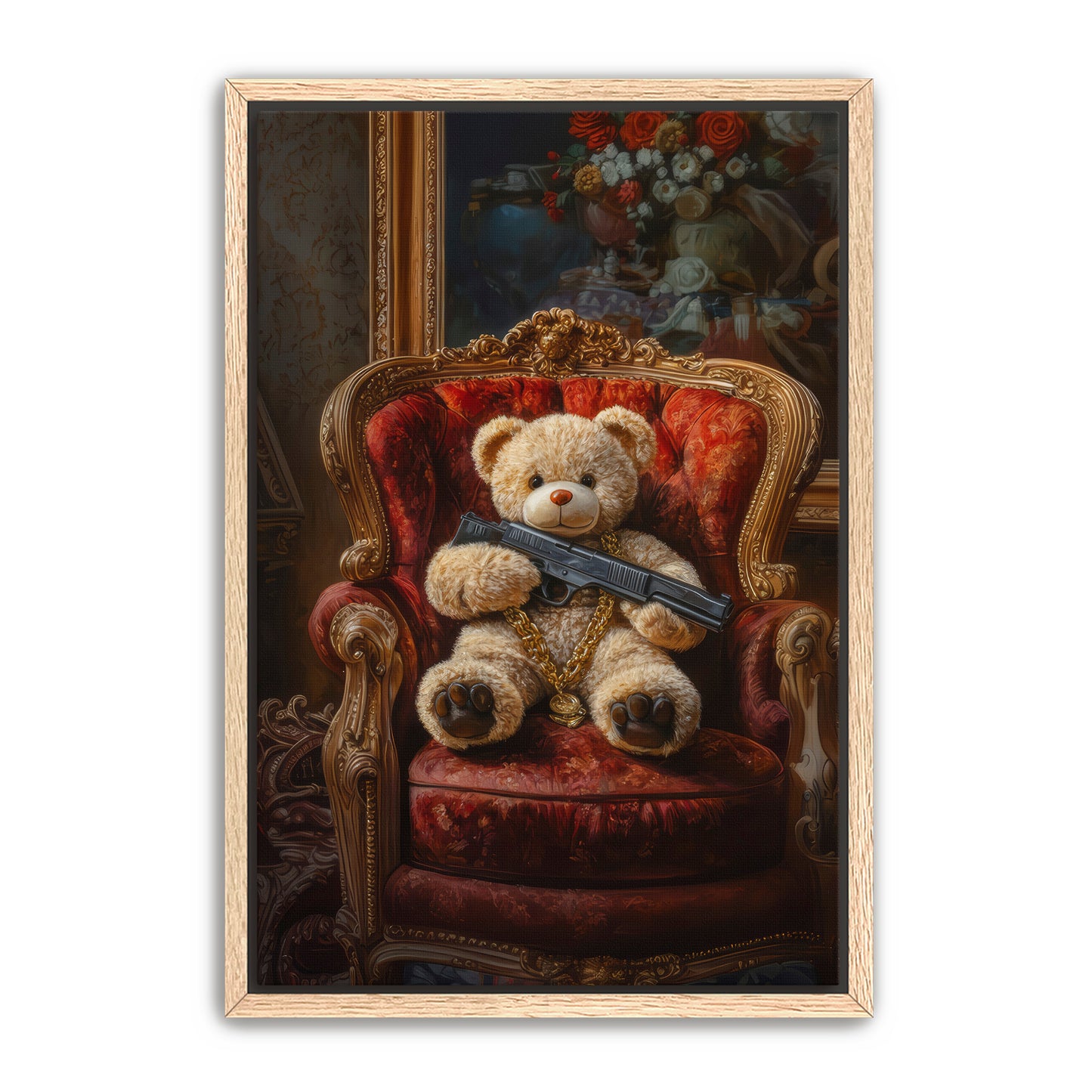 Shotgun Teddy Wall Art