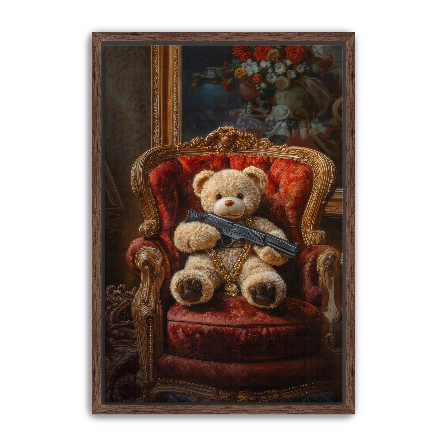 Shotgun Teddy Wall Art