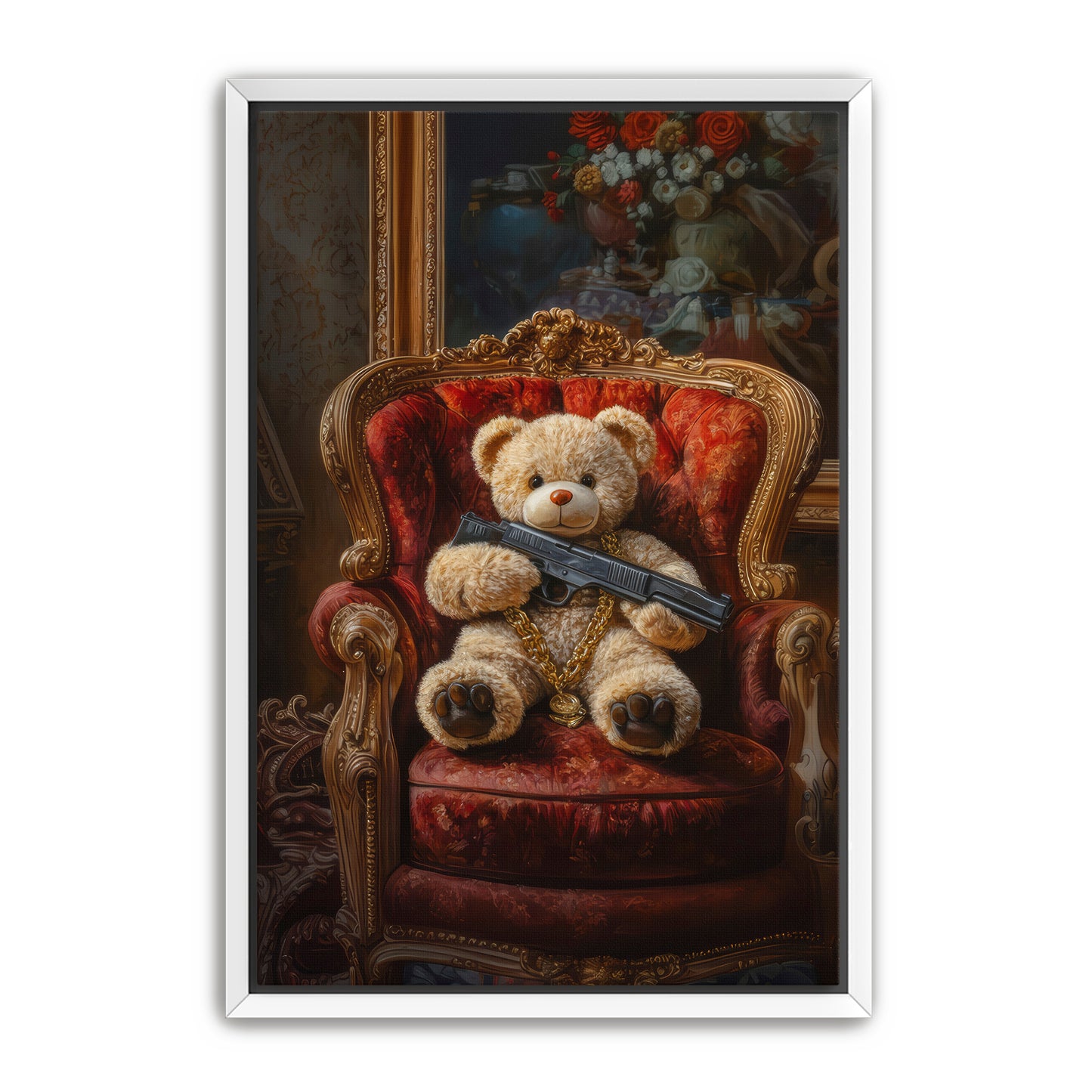 Shotgun Teddy Wall Art