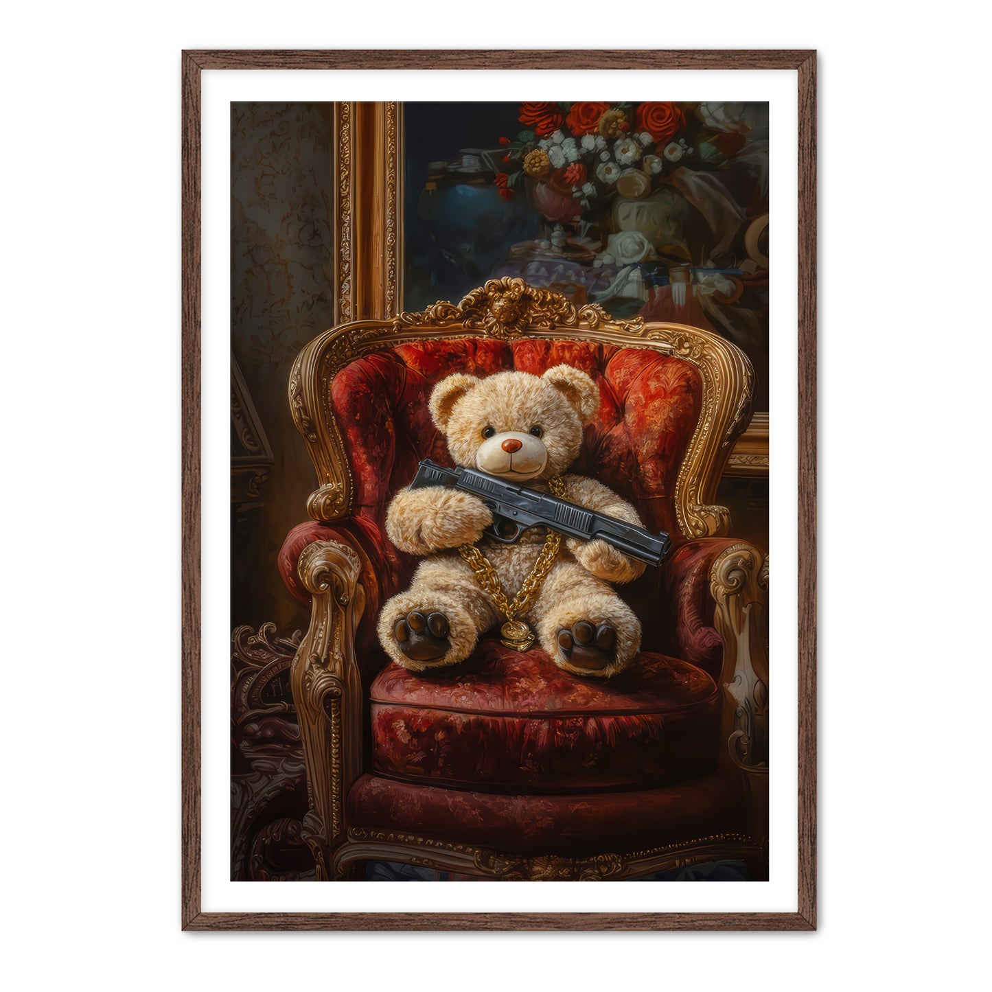 Shotgun Teddy Wall Art