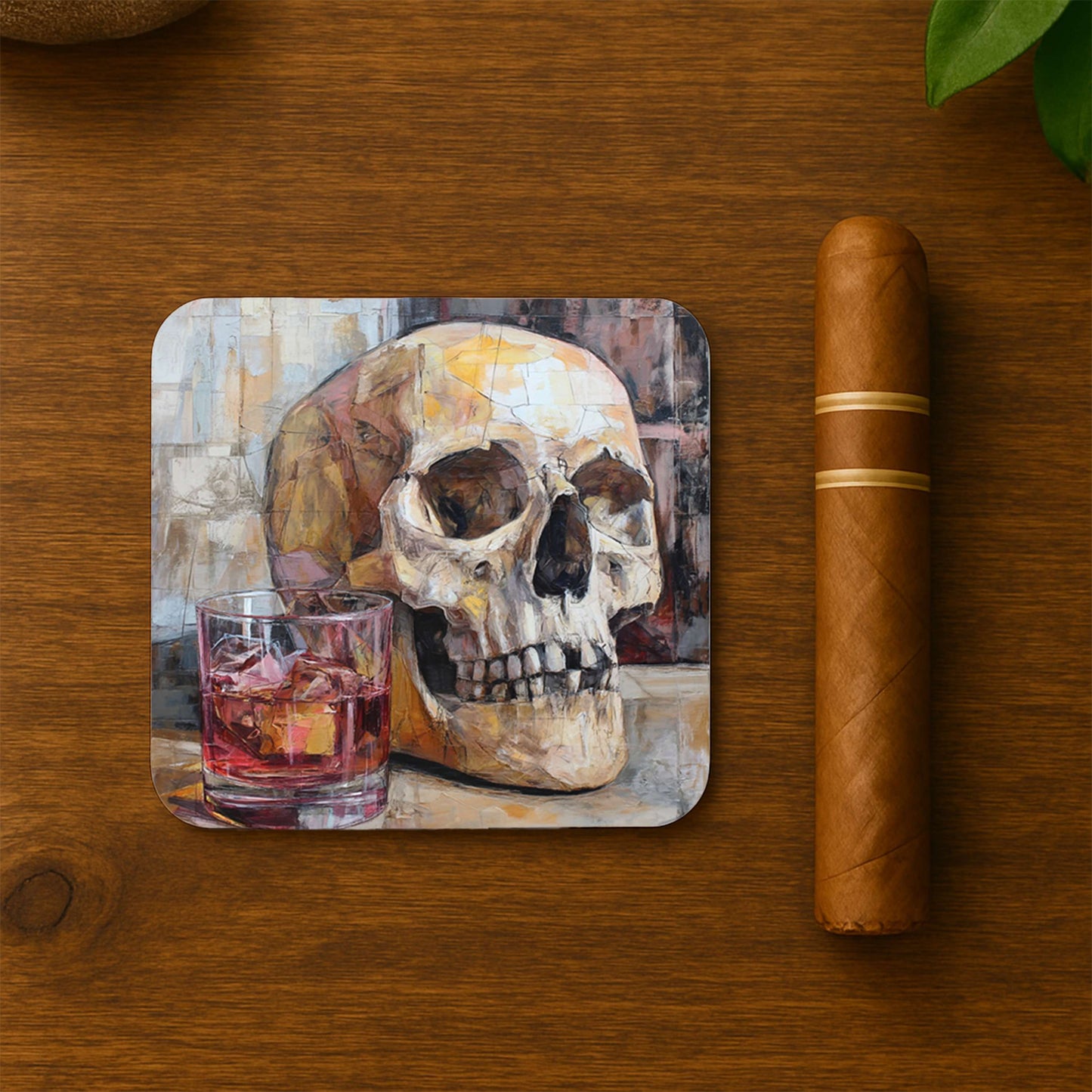 Skull And Drink Coasters