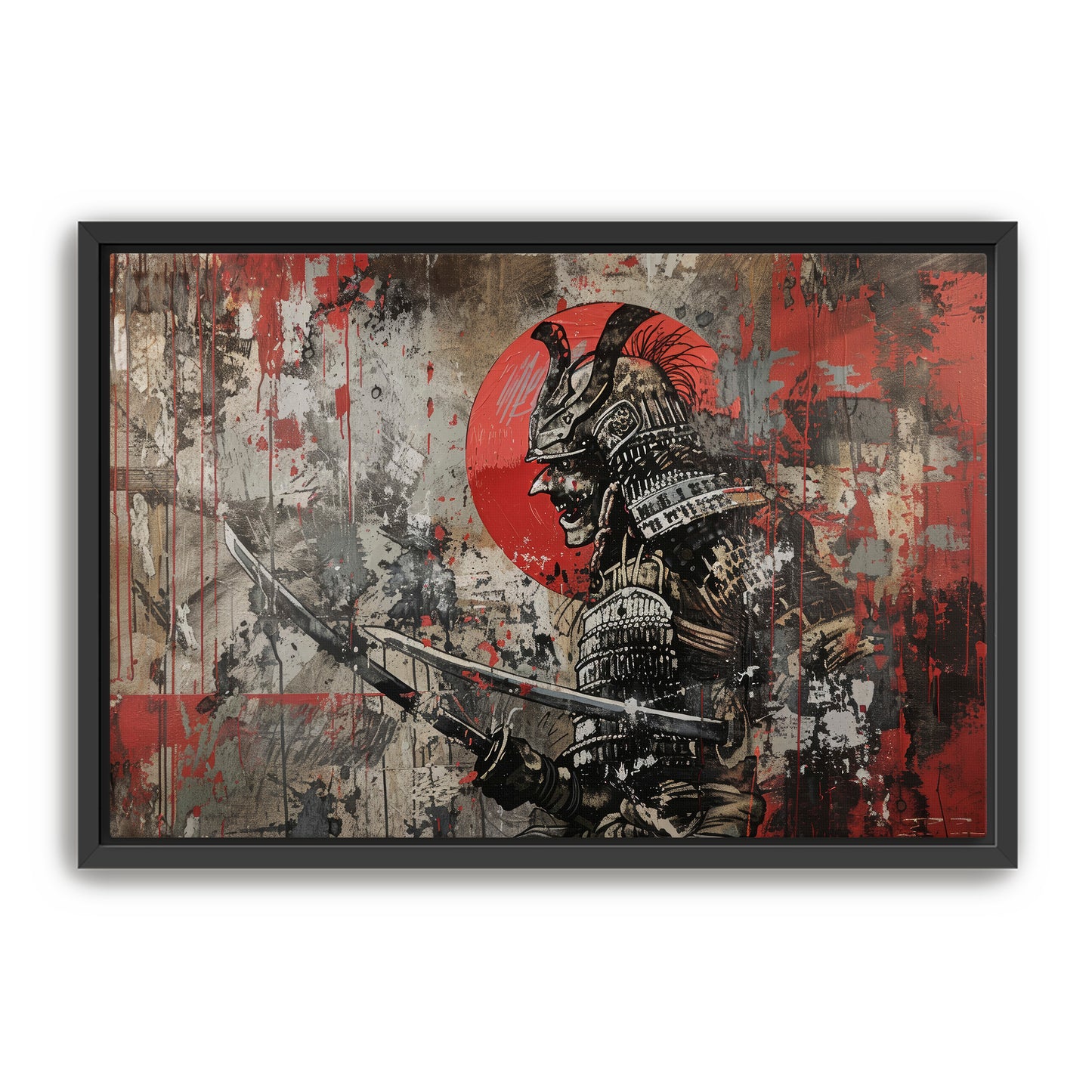 Skull Samurai Wall Art