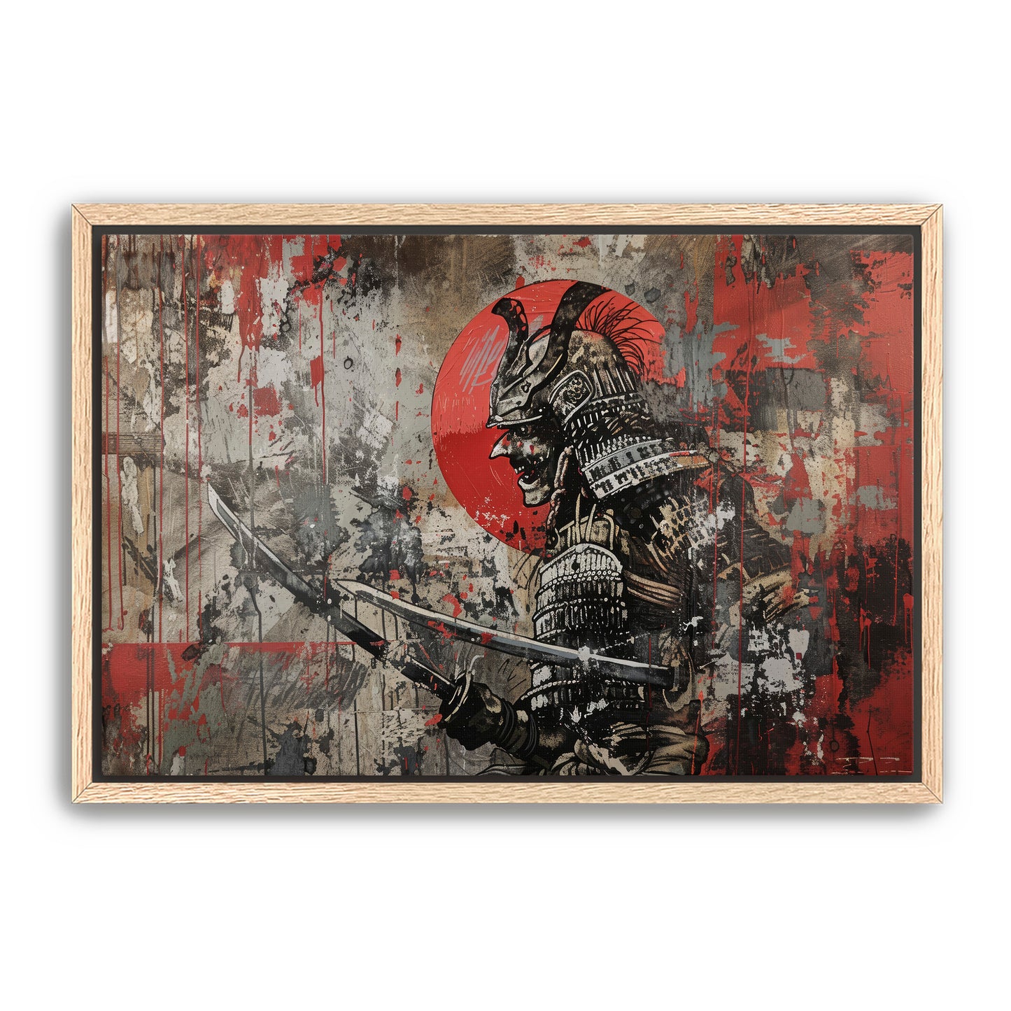 Skull Samurai Wall Art