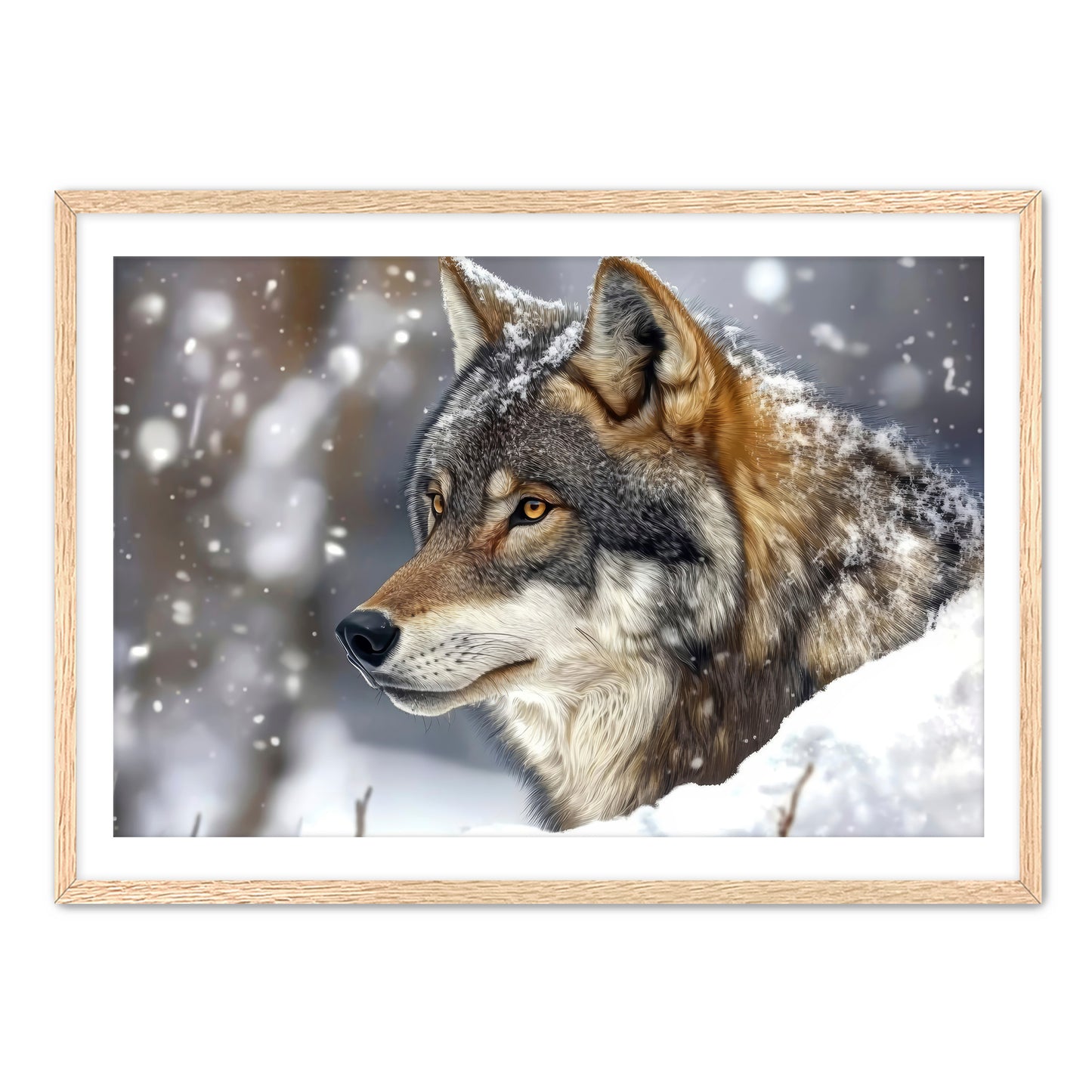 Snow Hunter Wall Art