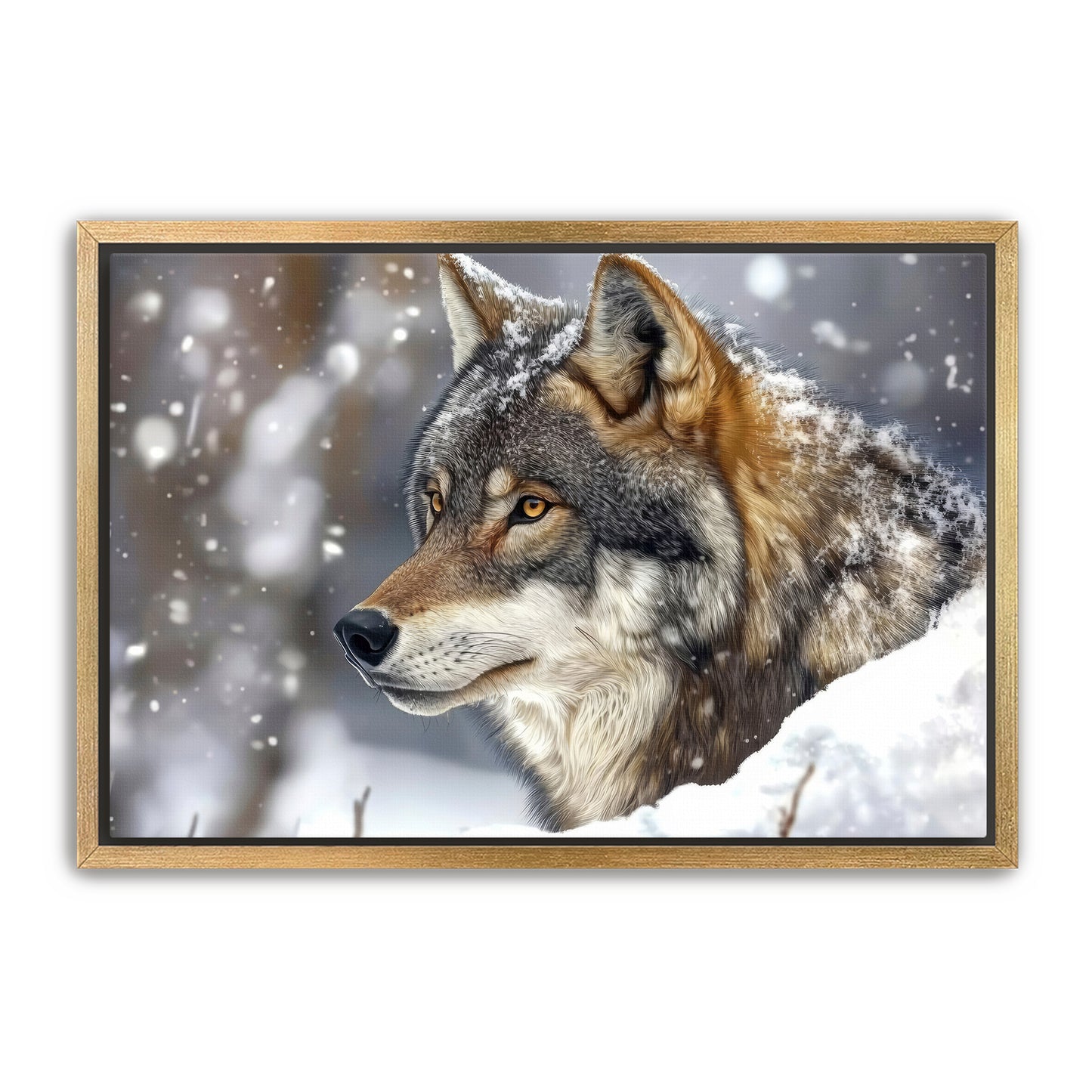Snow Hunter Wall Art