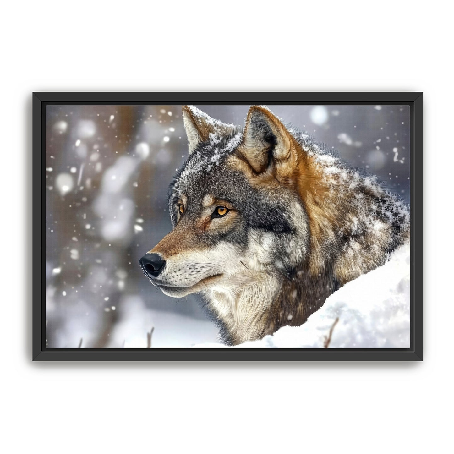 Snow Hunter Wall Art