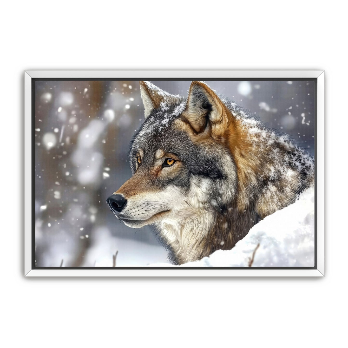 Snow Hunter Wall Art
