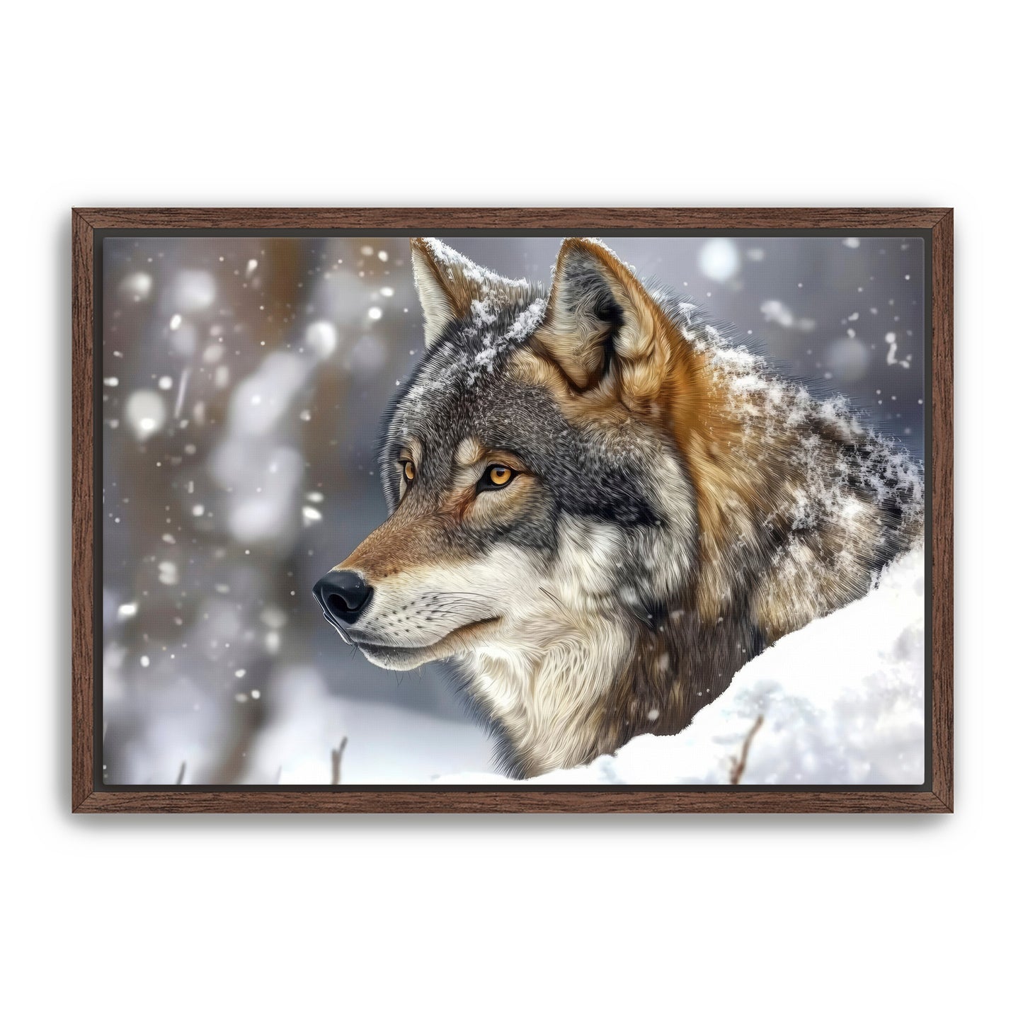 Snow Hunter Wall Art