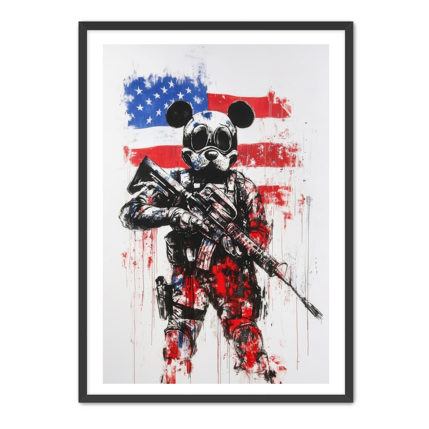 Soldier Mouse Stands Guard Wall Art