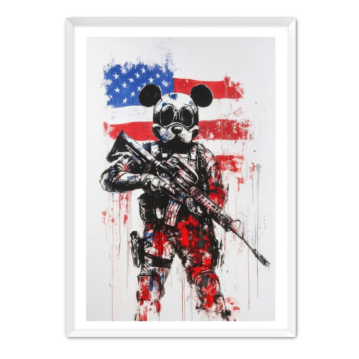 Soldier Mouse Stands Guard Wall Art