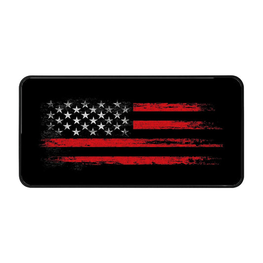 Stars And Stripes Noir Desk Mat