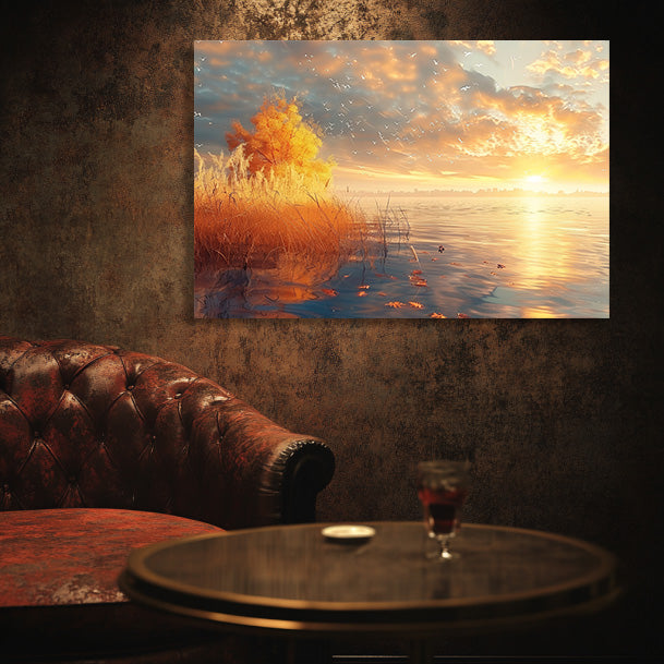 Sunrise Lake Wall Art