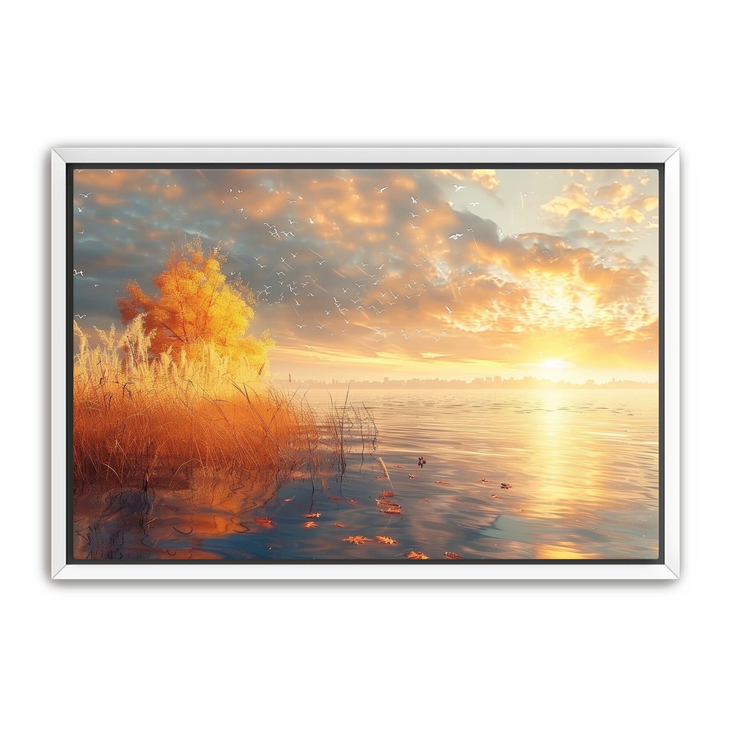 Sunrise Lake Wall Art
