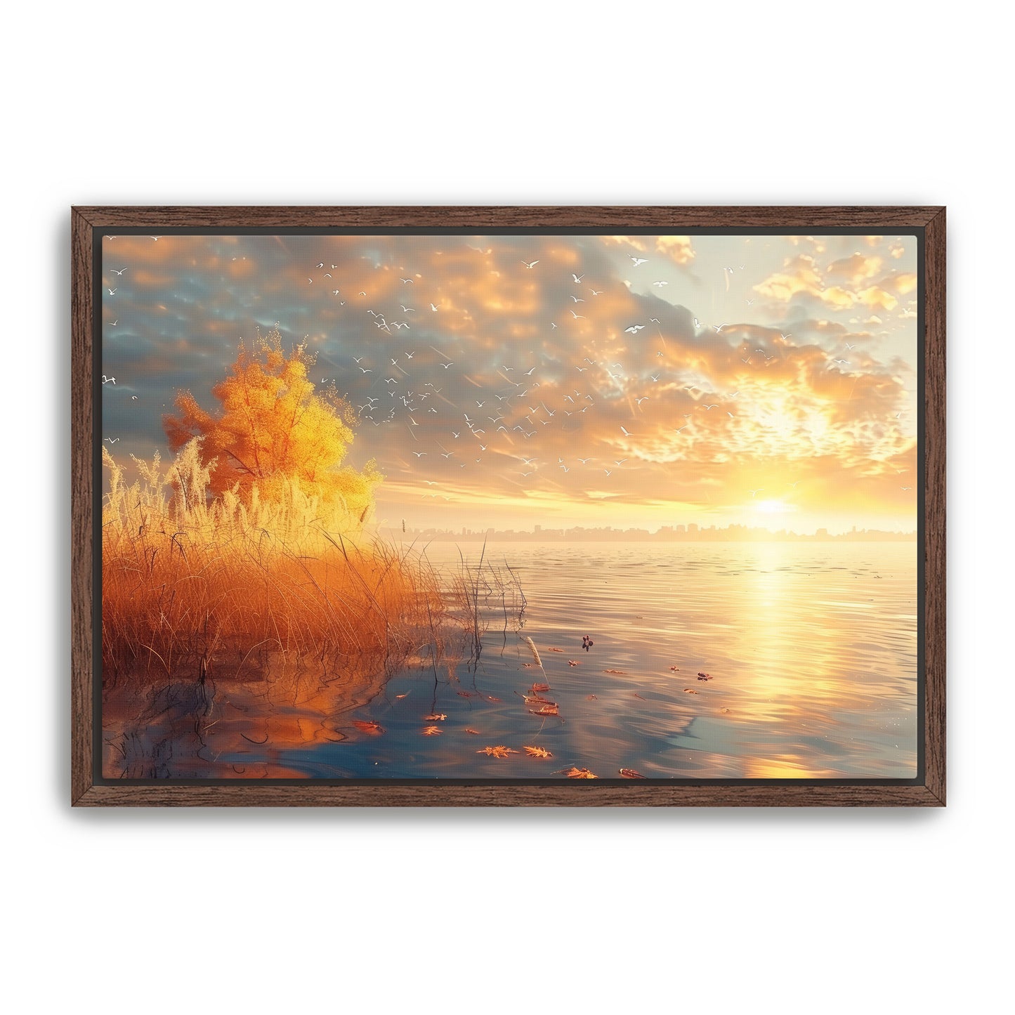 Sunrise Lake Wall Art