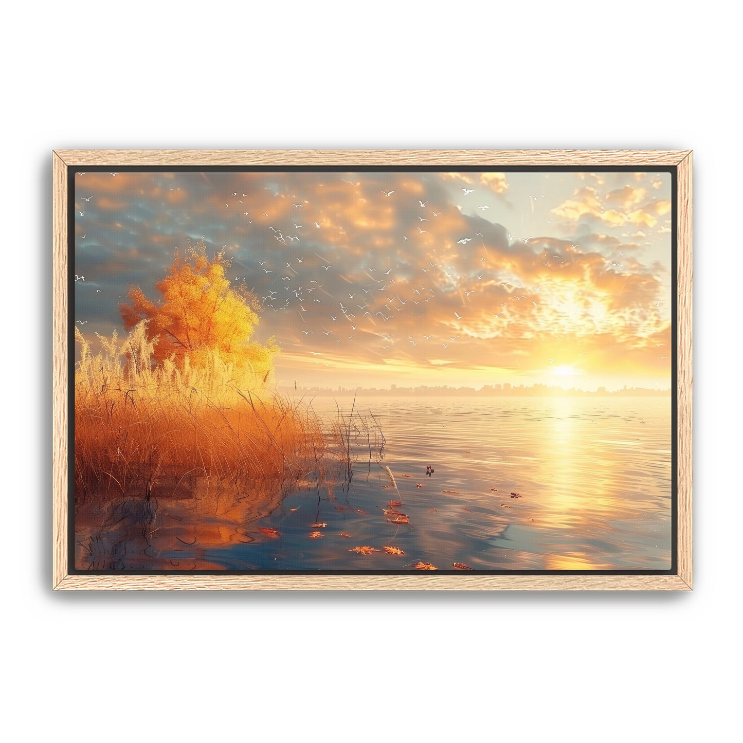 Sunrise Lake Wall Art