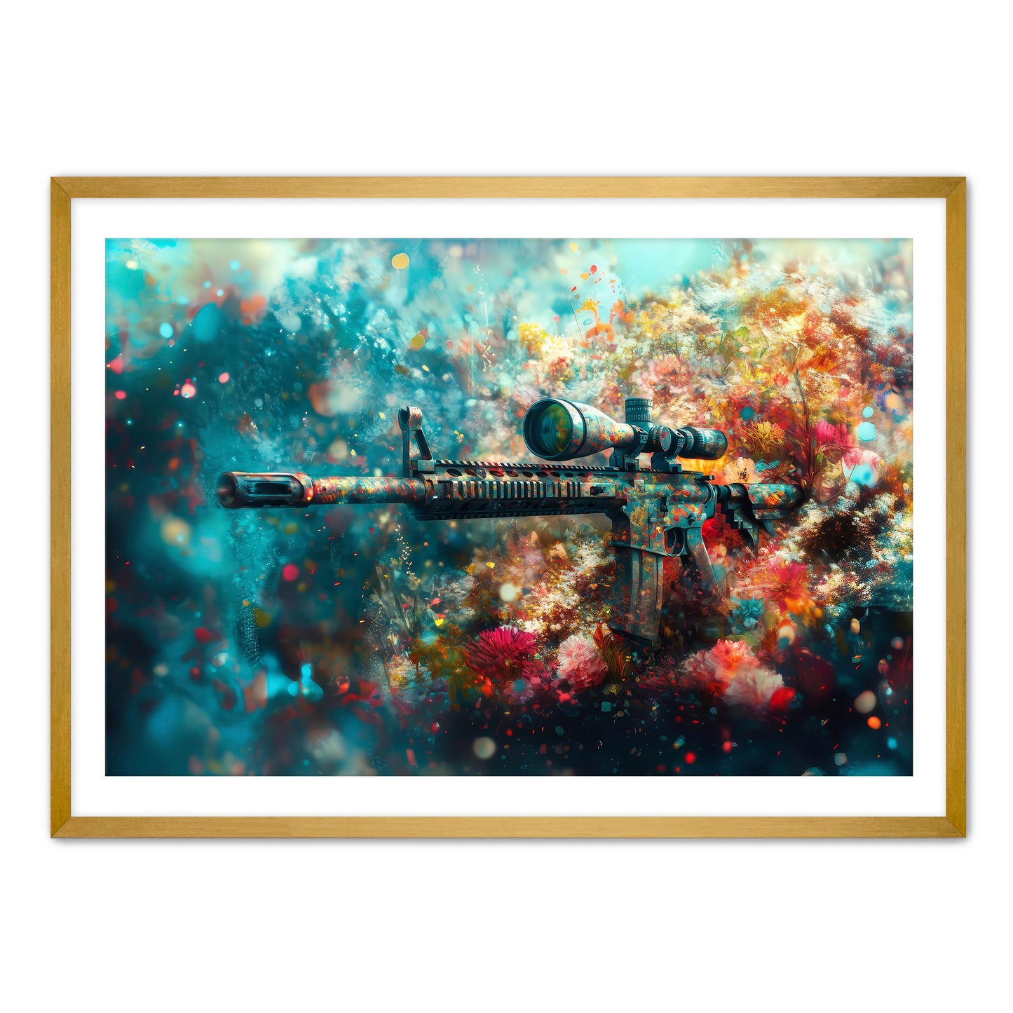 Surreal Rifle Wall Art