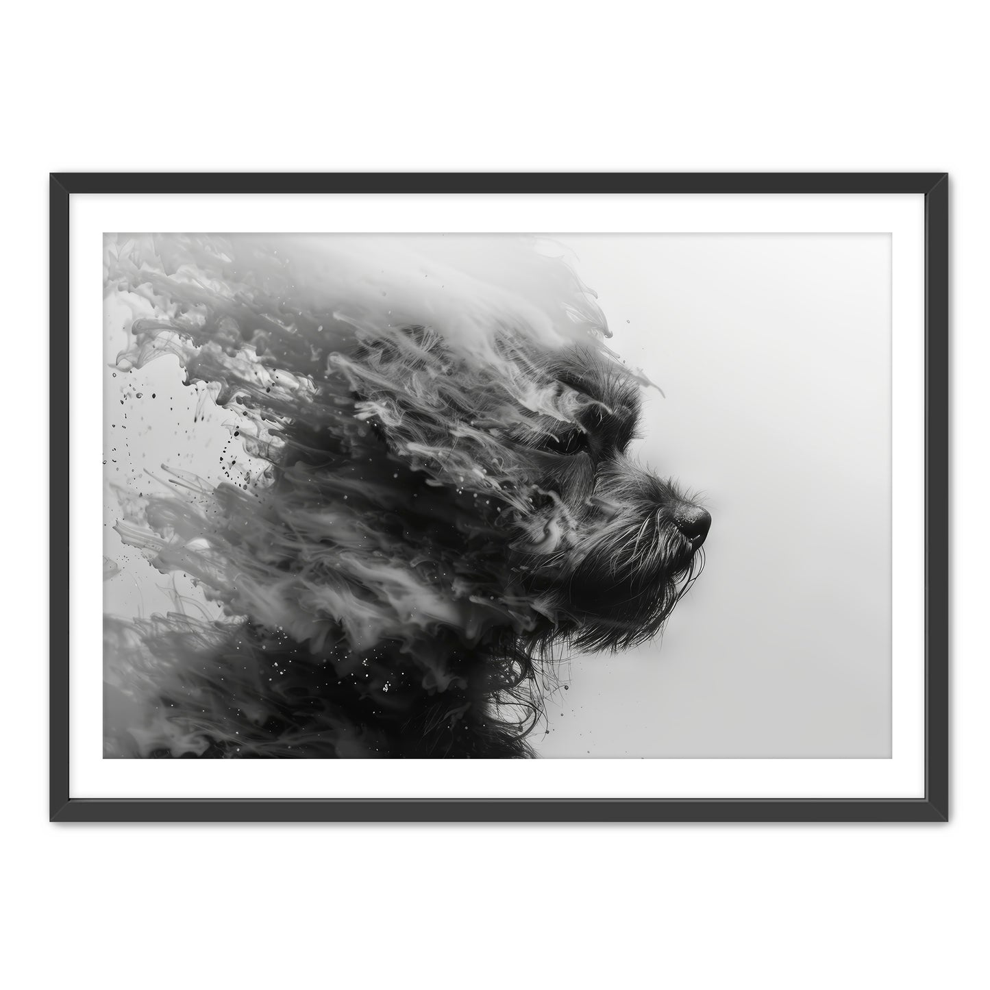 Terrier Smoke Wall Art