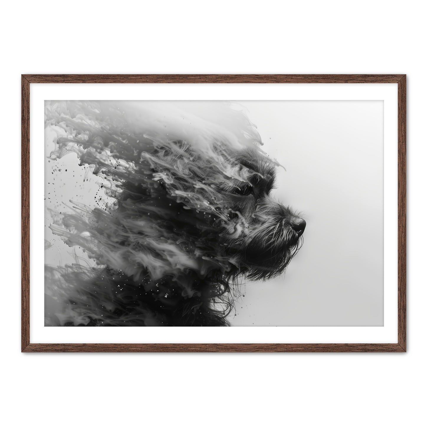 Terrier Smoke Wall Art