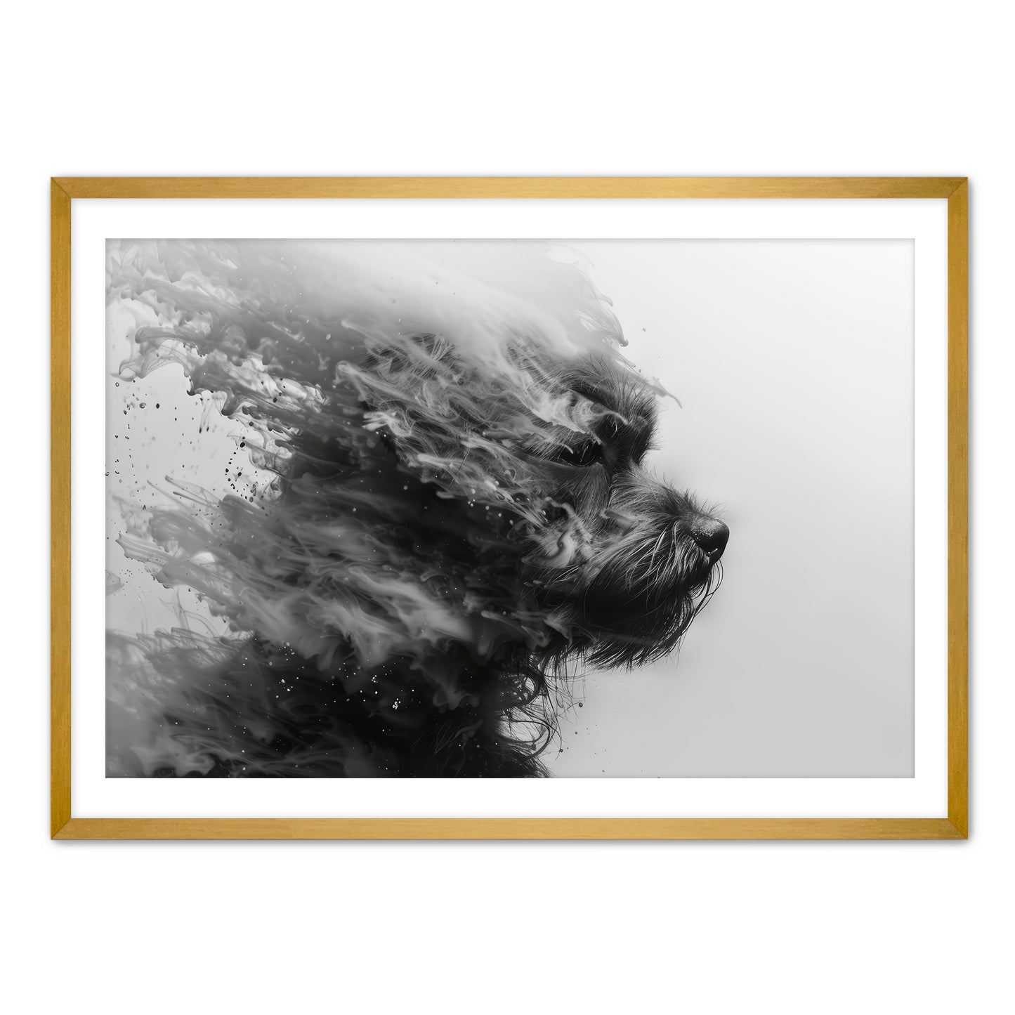 Terrier Smoke Wall Art