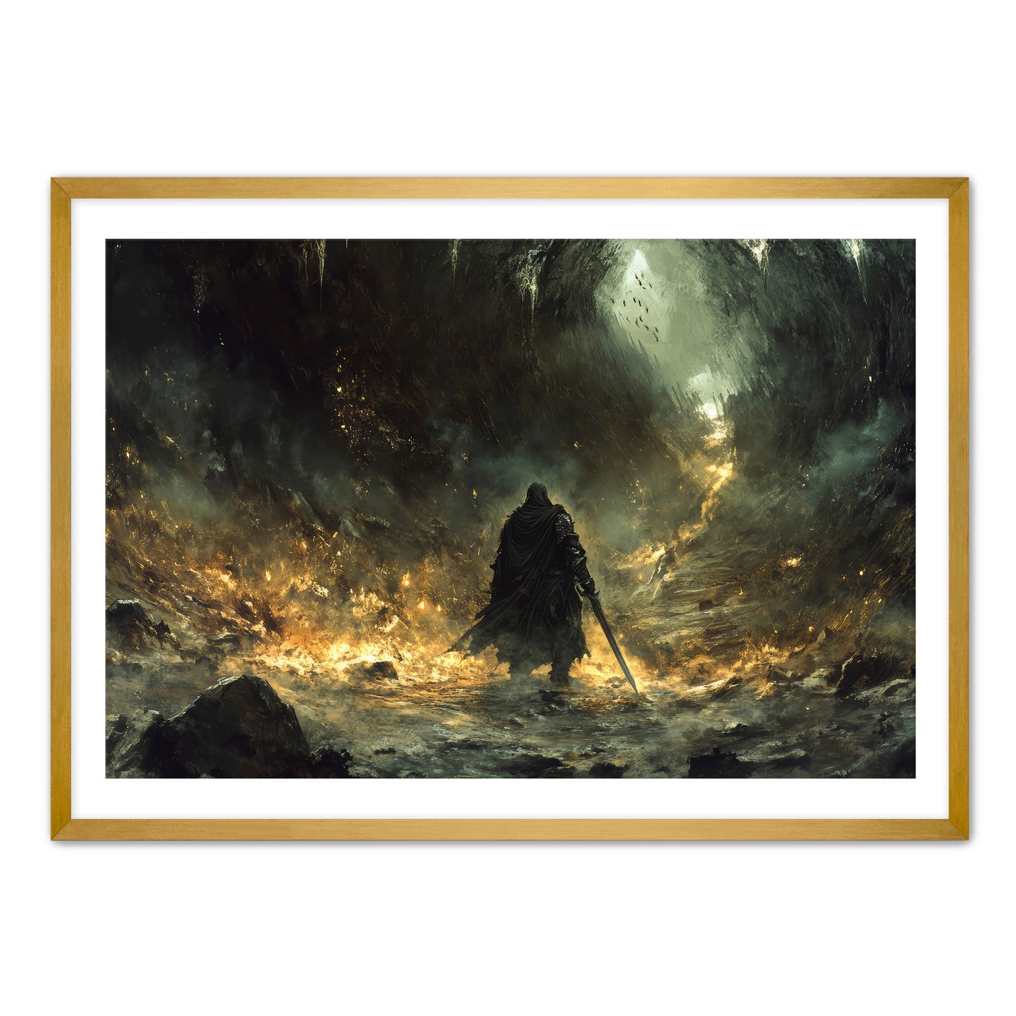 Golden Death Wall Art