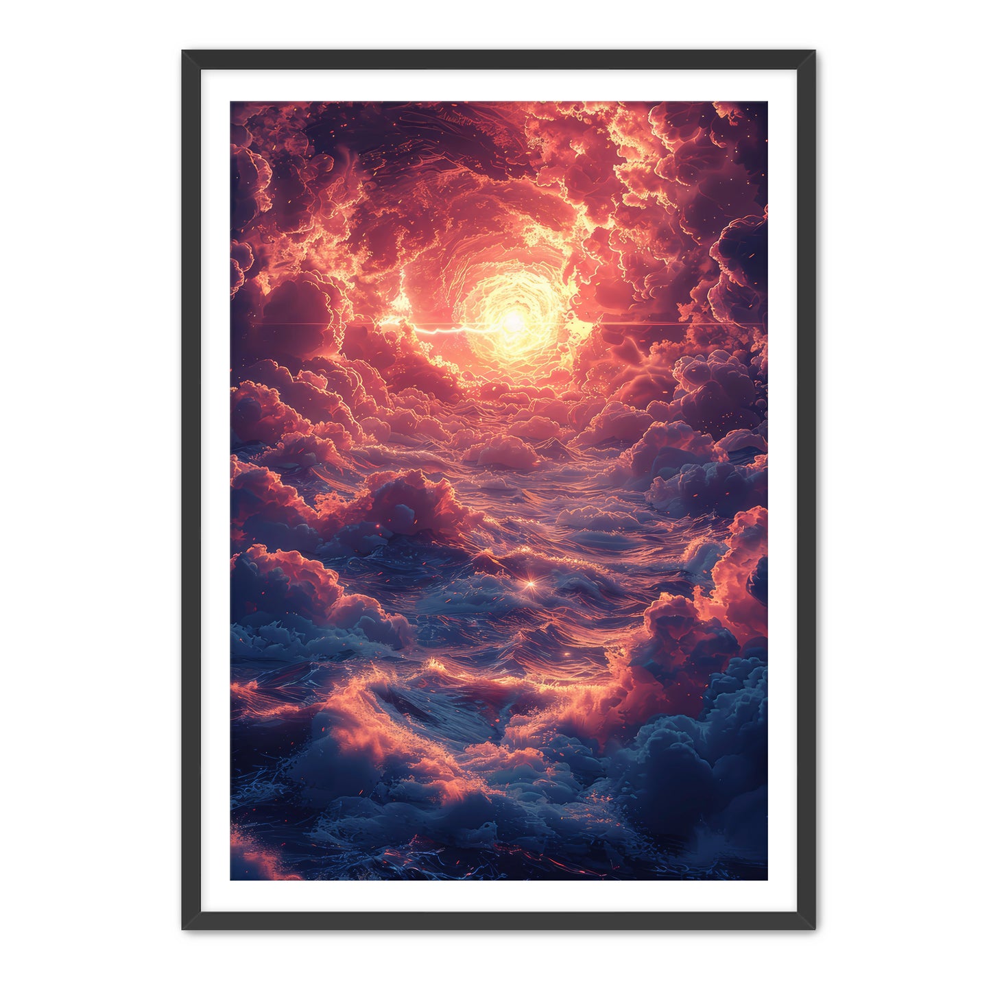 Tunnel Cloud Wall Art