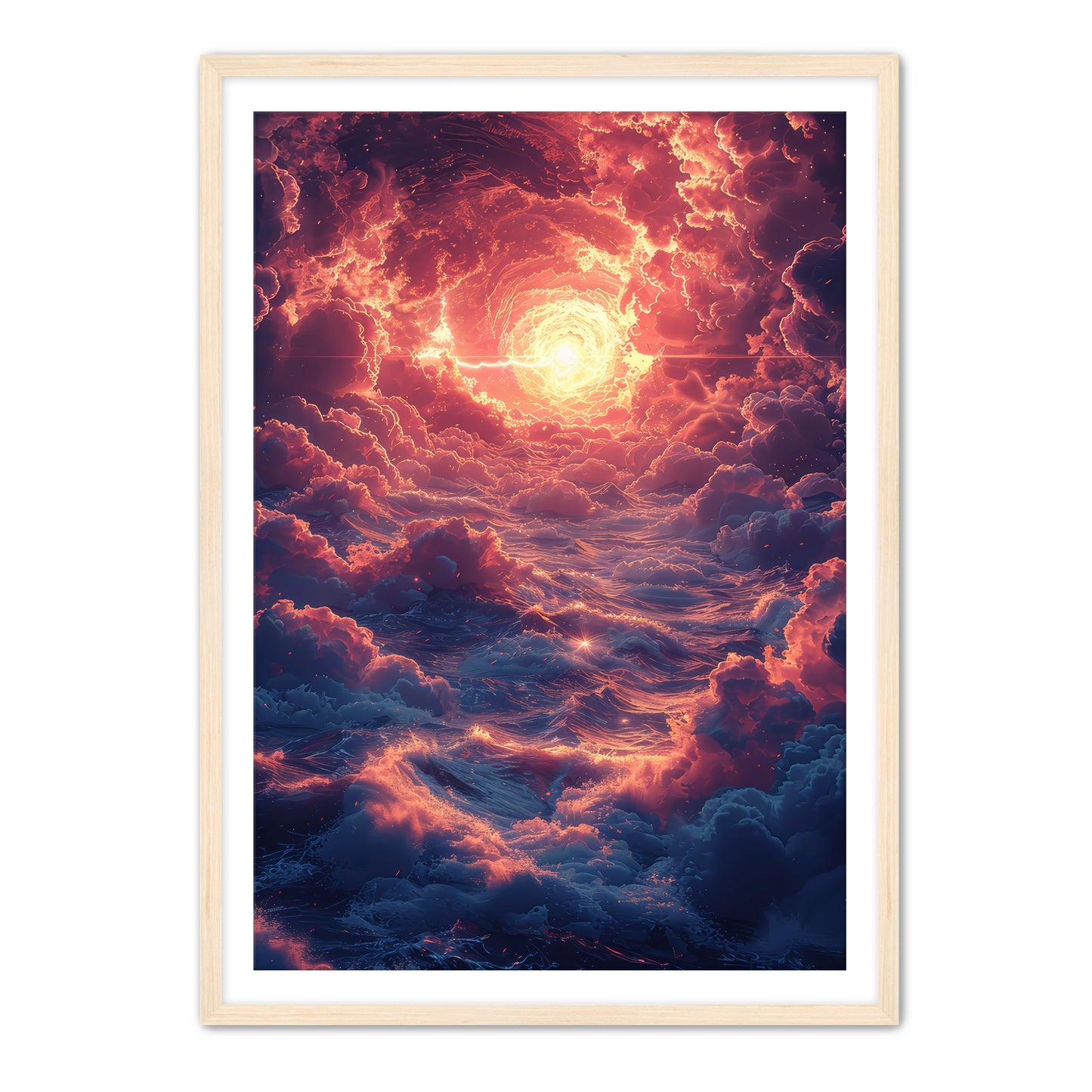 Tunnel Cloud Wall Art