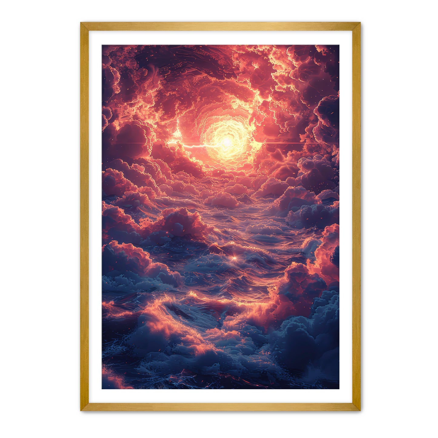Tunnel Cloud Wall Art
