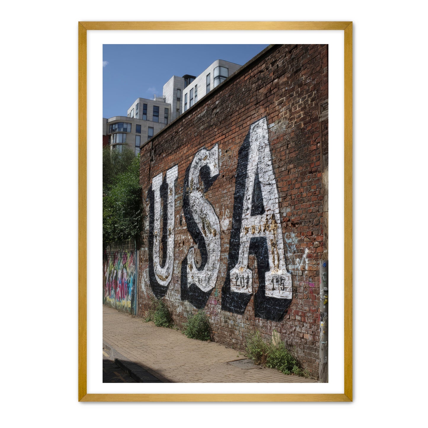 USA Wall Mural Wall Art
