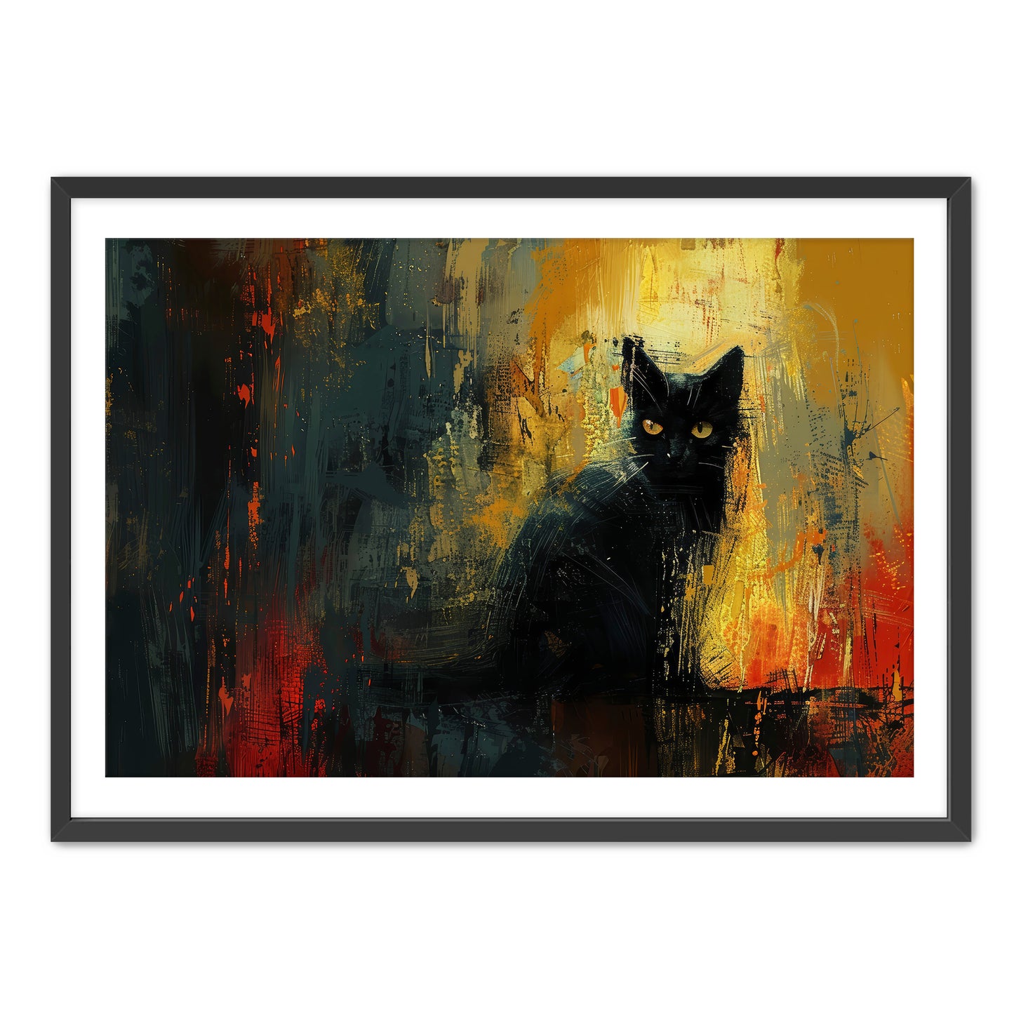 Unamused Cat Wall Art