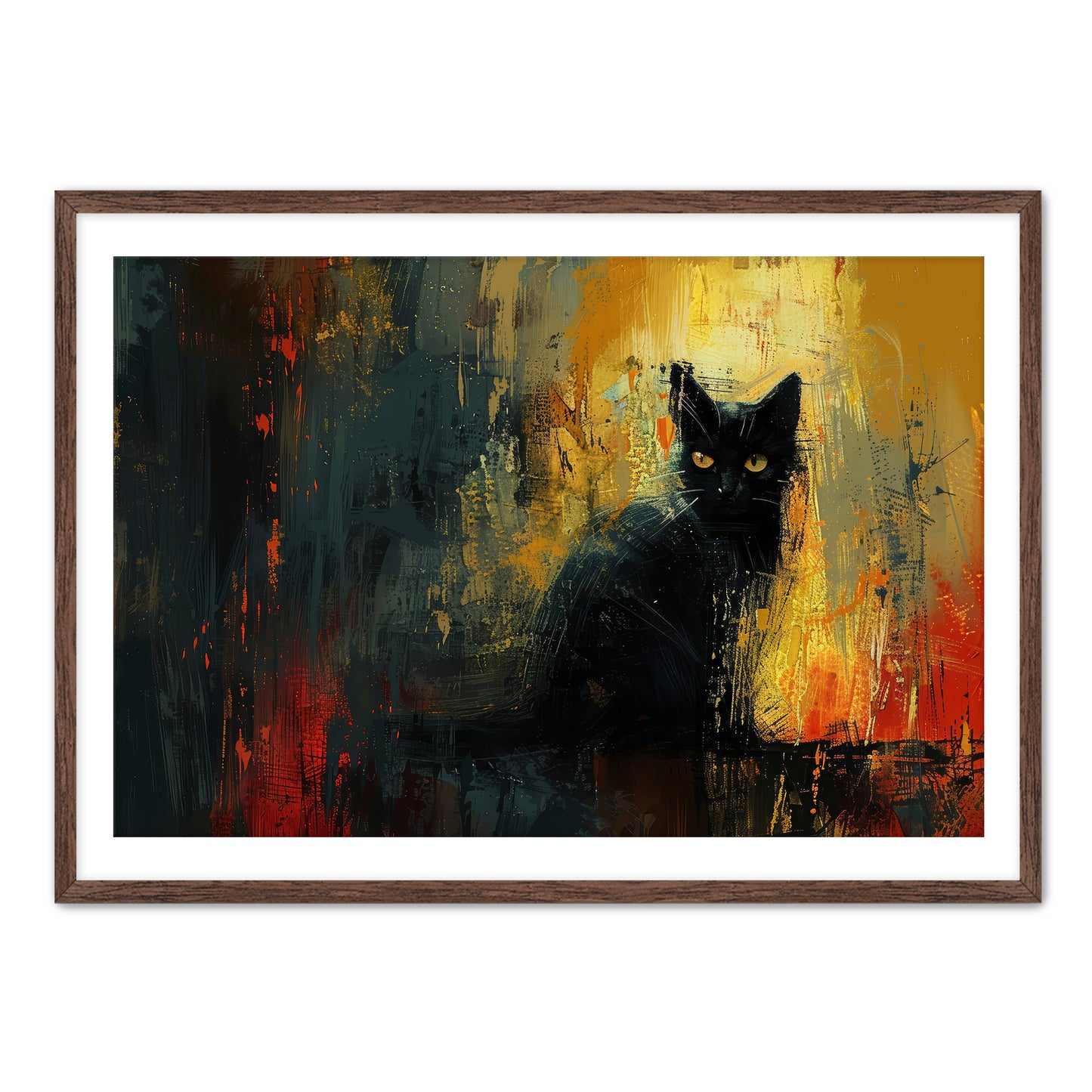 Unamused Cat Wall Art