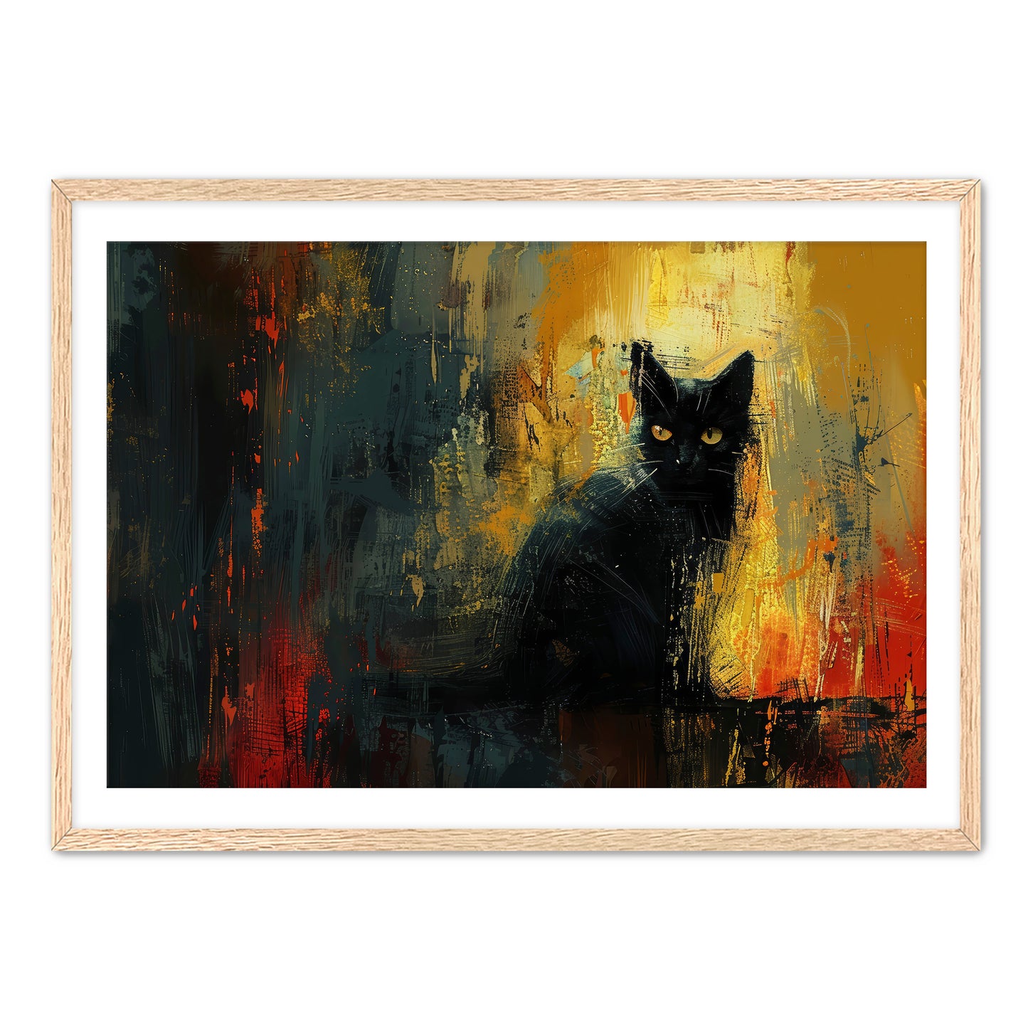 Unamused Cat Wall Art