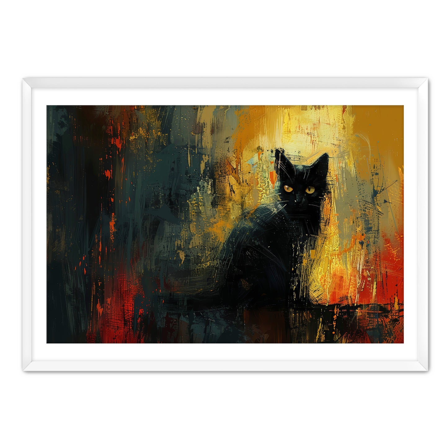 Unamused Cat Wall Art