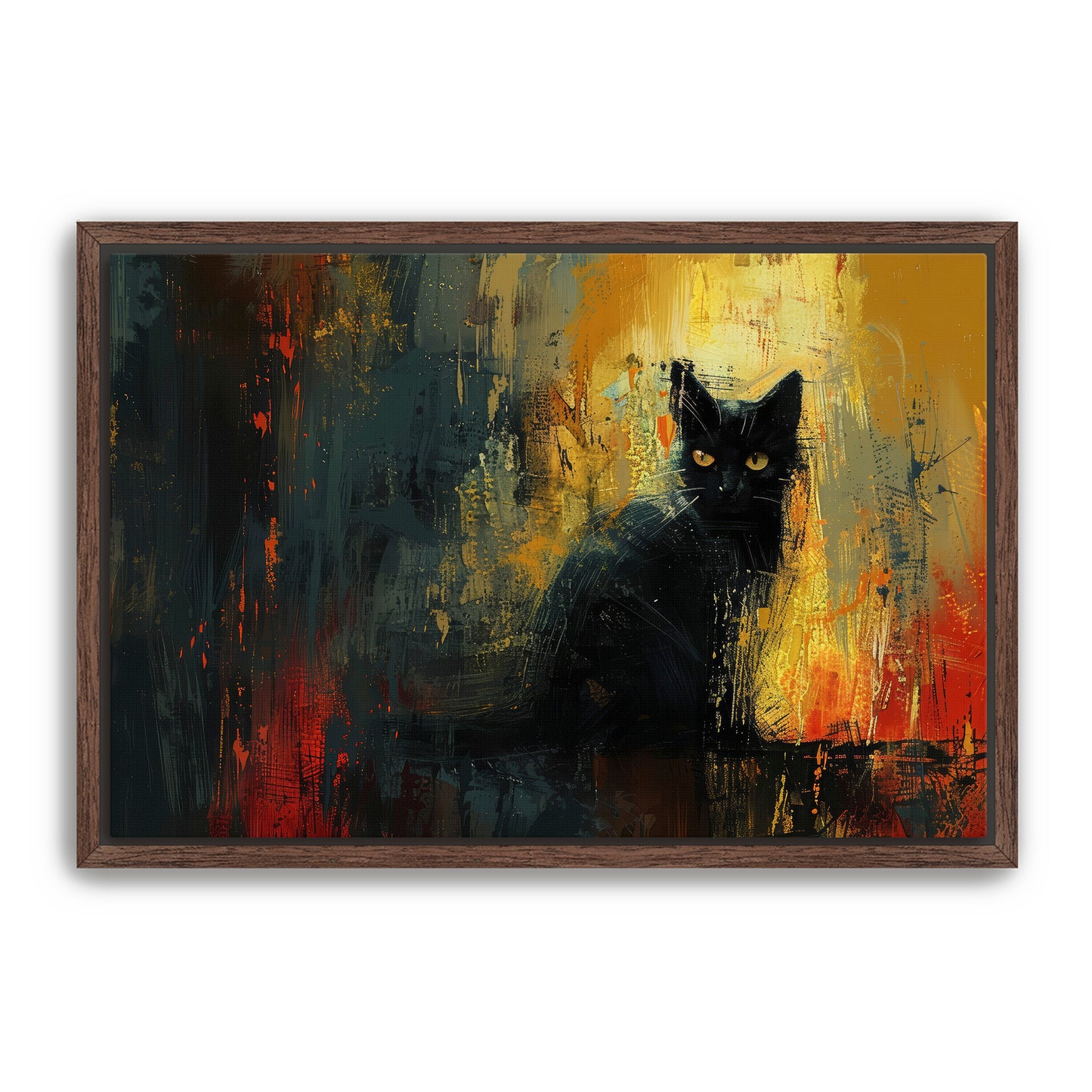 Unamused Cat Wall Art